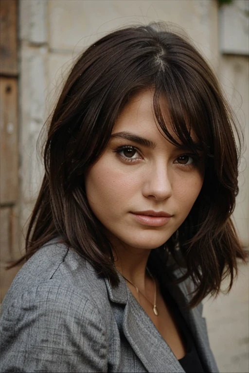 femme brune