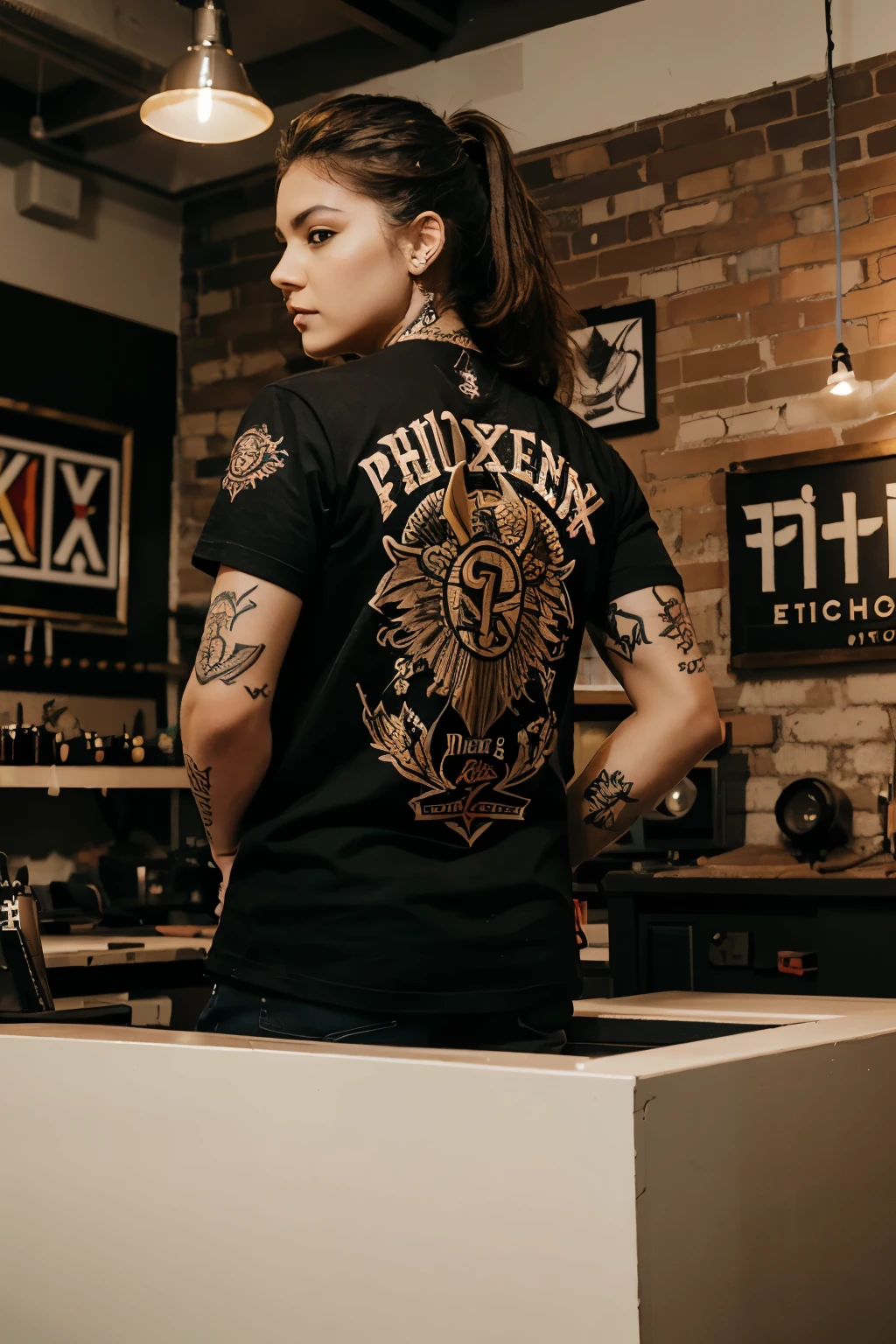 Logo create for Phoenix Tattoo Studio