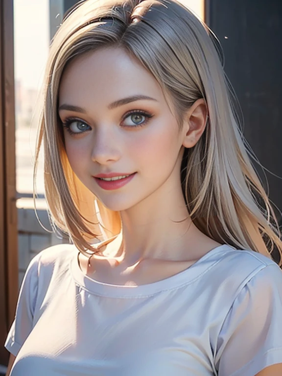 (best quality, 8k, photorealistic:1.5), (solo, one girl:1.5),(shine a bright light on women),(ultimate beautiful girl),(shiny skin),(oily skin),(Silver Ash Hair:1.3),(long hair:1.3),(cool beauty:1.5),(Blush brown makeup),(use pink glossy lipstick),(big beady eyes girl:1.5),(droopy eyes girl:1.5),(Big Eyes),(healthy body),(sweet smelling girl),(virgin girl),chuuChloe,(impressive eyes),(clean girl),(cute),(relaxing time),(compassion),(impurity),(love filled),(No love experience),(ager:1.2),(Lovely),(university student:1.5),(smile:1.5),(gentleness),(Sociable),(good at looking after)