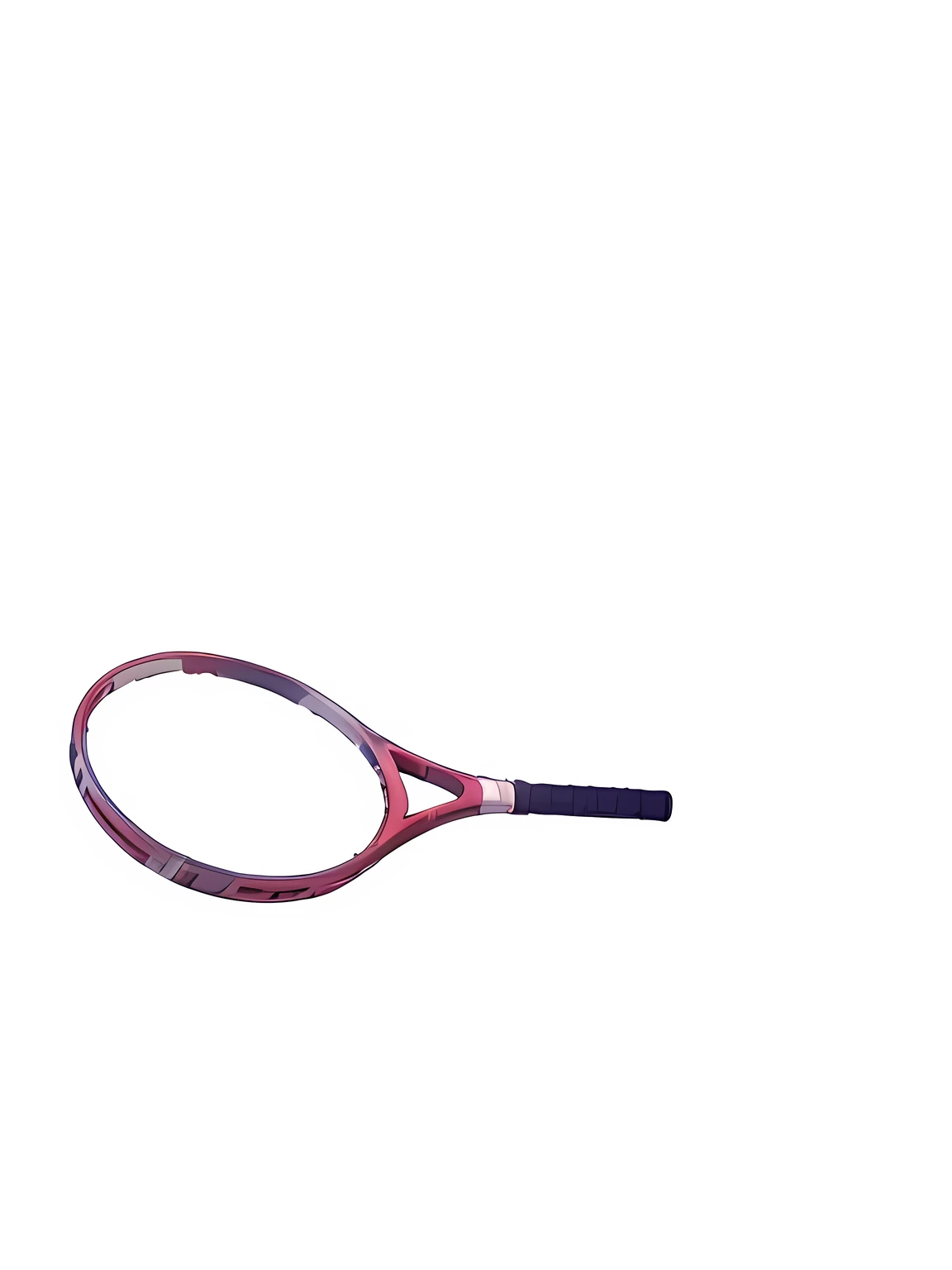 an empty tennis bat