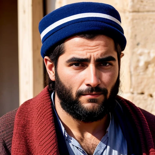 a Judaean man focus on face