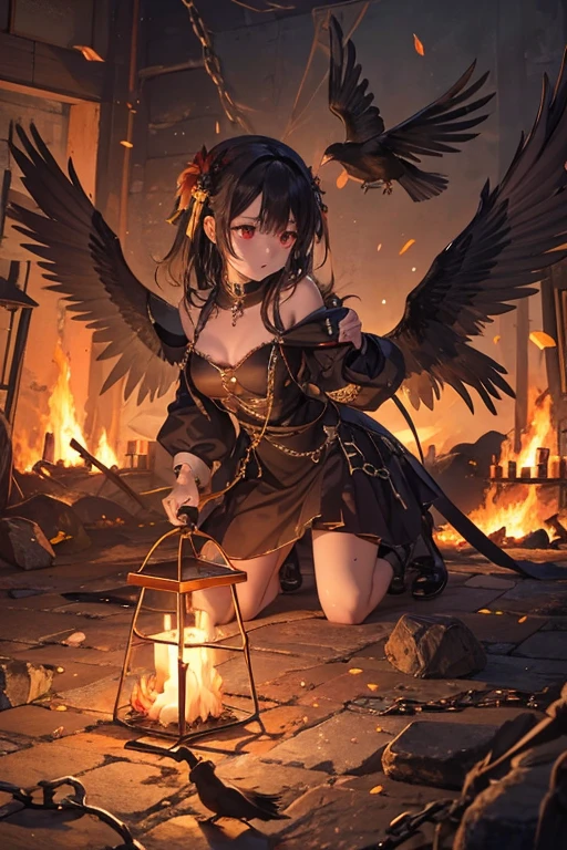 At first glance, it looks like an ordinary flightless bird.、This bird believes it cannot fly, even though it has the ability to do so、The aftermath of a bird that used its position as an excuse、Painted so ugly and hideous、Almost no self、Harming friend or foe。Covered in blood and with tattered wings、Struggling in hell on earth、Even though I should be the freest, I am bound by countless chains、Burned by the flames of hell, his body is now made of fire、I want to be locked in prison。I keep screaming, wanting to escape, but I can&#39;t、There is nothing noble about it.、All I have is a broken heart。
