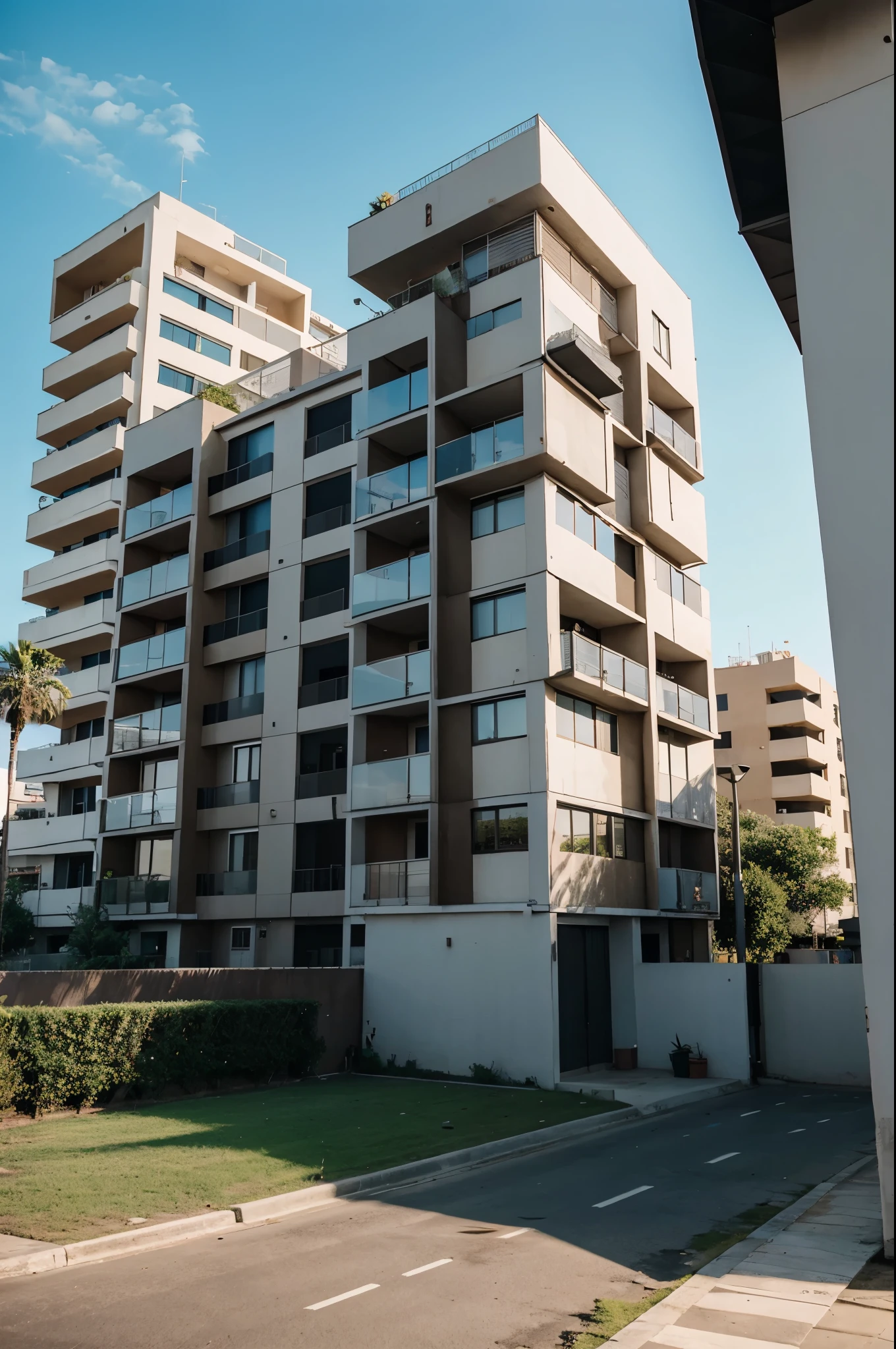 Edificio en un completo