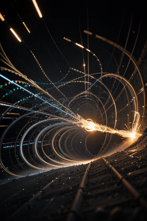 An electromagnetic field is an area where electricity and magnetism interact, produzindo energia em forma de ondas, like light and radio.