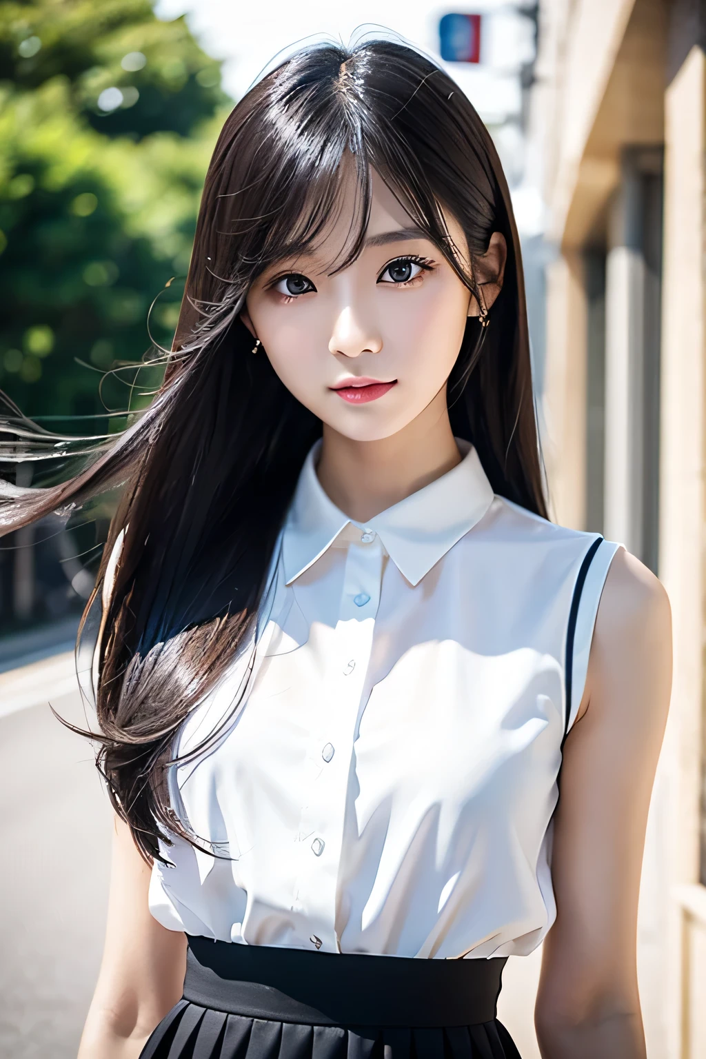Skinny Japanese lady, 25 years old, masterpiece, Flat color, Depth of Field, lens flare, 1 girl,Very thin waist, Wearing a white blouse, White vest, Brown skirt, Delicate face, Delicate eyes,Sleek, thick long hair,Black and shiny,The shining luster flows in the thick, Jet black smooth hair,#1: Sleek and Neat Bangs,#1: Thick Sleek Bangs,The raging hair covers the whole body,Super smooth hair,Super smooth hair,Super smooth hair keeps throbbing。After using this shampoo,The girl has beautiful black hair,Black and shiny hair,Soft and smooth,The gloss is impressive。Fresh aroma,Deep nourishment,Moisturizing Hair Care,Stronger, healthier hair。Silicone-free formula,Silky smooth hair ends,Beautiful gloss。White school uniform female high school student endorsement。
"Rejoice Smooth Long Hair Shampoo:Show off your black and shiny hair,Makes hair soft and smooth,The gloss is impressive。Refreshing aroma,Deep nourishment,Moisturizing Hair Care,让Stronger, healthier hair。Silicone-free formula,Makes hair ends silky smooth,Presenting Beautiful gloss。Represented by a high school girl in a white school uniform。"