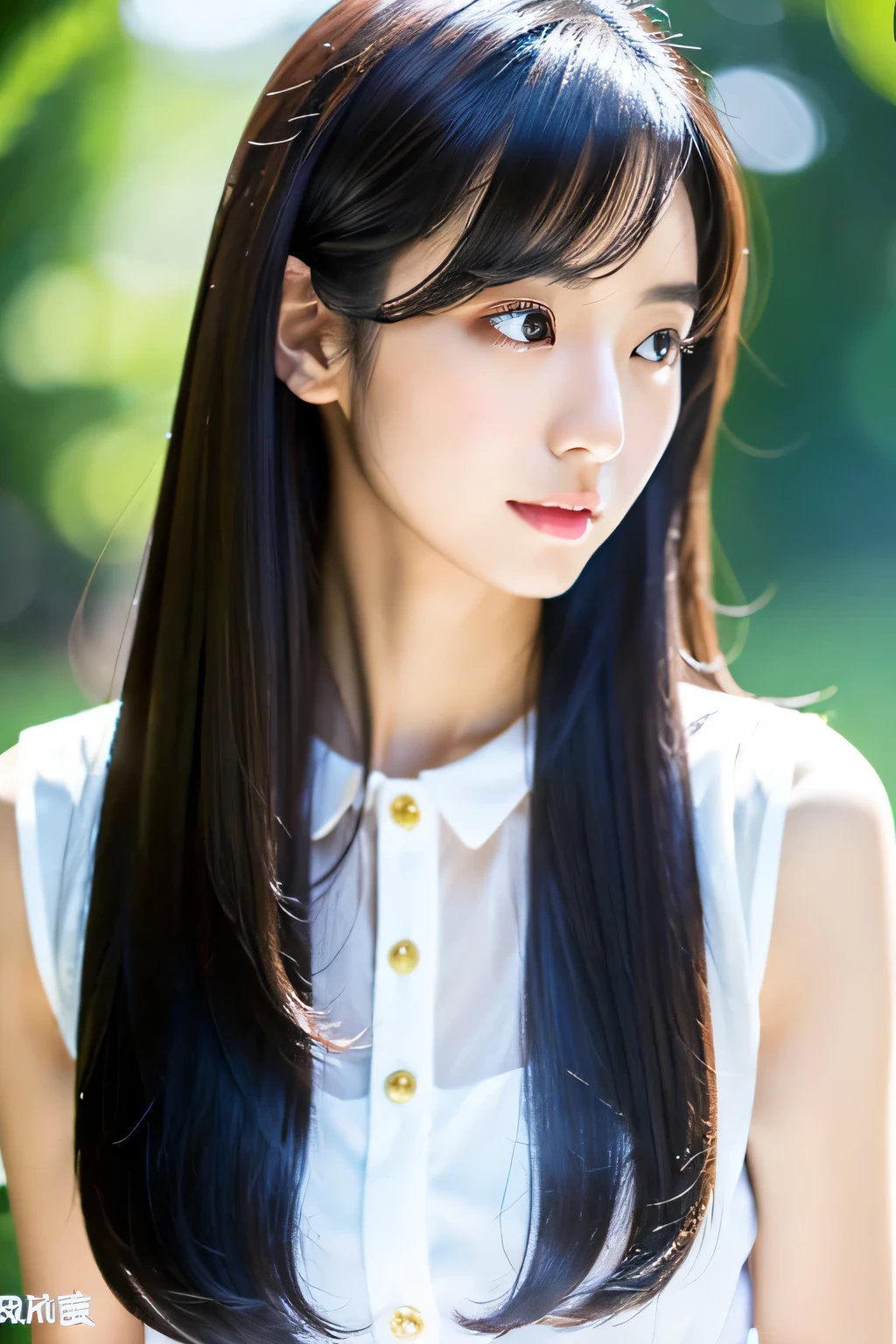 Skinny Japanese lady, 25 years old, masterpiece, Flat color, Depth of Field, lens flare, 1 girl,Very thin waist, Wearing a white blouse, White vest, Brown skirt, Delicate face, Delicate eyes,Sleek, thick long hair,Black and shiny,The shining luster flows in the thick, Jet black smooth hair,#1: Sleek and Neat Bangs,#1: Thick Sleek Bangs,The raging hair covers the whole body,Super smooth hair,Super smooth hair,Super smooth hair keeps throbbing。After using this shampoo,The girl has beautiful black hair,Black and shiny hair,Soft and smooth,The gloss is impressive。Fresh aroma,Deep nourishment,Moisturizing Hair Care,Stronger, healthier hair。Silicone-free formula,Silky smooth hair ends,Beautiful gloss。White school uniform female high school student endorsement。
"Rejoice Smooth Long Hair Shampoo:Show off your black and shiny hair,Makes hair soft and smooth,The gloss is impressive。Refreshing aroma,Deep nourishment,Moisturizing Hair Care,让Stronger, healthier hair。Silicone-free formula,Makes hair ends silky smooth,Presenting Beautiful gloss。Represented by a high school girl in a white school uniform。"