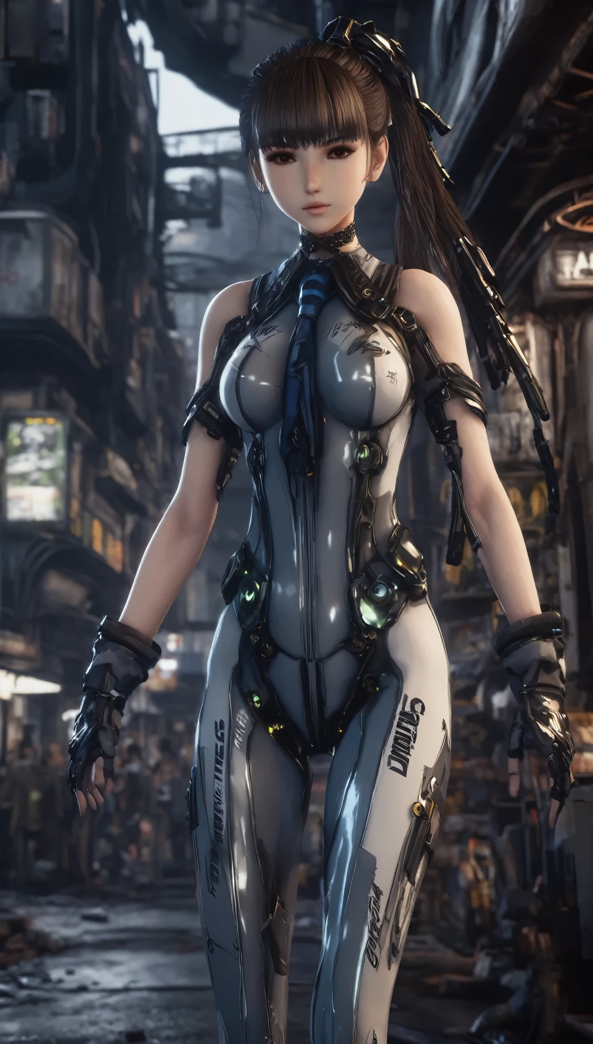 score_9, score_8_up, score_7_up, score_6_up, score_5_up, score_4_up, source_anime, 1girl, eve (stellar_blade) skinbodysuit, brown eyes, brown hair (high ponytail), post apocalyptic city ruins as backround, ass focus,
Negative prompt: monochrome, (censor), text, watermark, greyscale, 3d,
Steps: 40, Sampler: Euler a, Schedule type: Automatic, CFG scale: 6, Seed: 2710798452, Size: 832x1216, Model hash: bccef86c71, Model: fantasyBlendXL_v10, VAE hash: f921fb3f29, VAE: sdxl_vae.safetensors, Denoising strength: 0.4, ADetailer model: person_yolov8s-seg.pt, ADetailer prompt: "score_9, score_8_up, score_7_up, score_6_up, score_5_up, score_4_up, source_anime, 1girl, skinbodysuit, brown eyes, brown hair (high ponytail)", ADetailer confidence: 0.3, ADetailer dilate erode: 4, ADetailer mask blur: 4, ADetailer denoising strength: 0.4, ADetailer inpaint only masked: True, ADetailer inpaint padding: 32, ADetailer model 2nd: face_yolov8s.pt, ADetailer prompt 2nd: "score_9, score_8_up, score_7_up, score_6_up, score_5_up, score_4_up, source_anime, 1girl, eve (stellar_blade) ", ADetailer confidence 2nd: 0.3, ADetailer dilate erode 2nd: 4, ADetailer mask blur 2nd: 4, ADetailer denoising strength 2nd: 0.4, ADetailer inpaint only masked 2nd: True, ADetailer inpaint padding 2nd: 32, ADetailer version: 24.4.2, Hires upscale: 2, Hires steps: 20, Hires upscaler: R-ESRGAN 4x+ Anime6B, Lora hashes: "Eve_Stellar_Bladde_for_PonyXL: 0d3d85fef374, skinbodysuit e3: 56c2876502e4", Version: v1.9.3