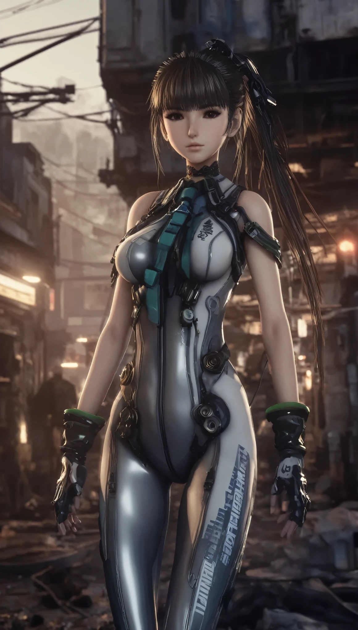 score_9, score_8_up, score_7_up, score_6_up, score_5_up, score_4_up, source_anime, 1girl, eve (stellar_blade) skinbodysuit, brown eyes, brown hair (high ponytail), post apocalyptic city ruins as backround, ass focus,
Negative prompt: monochrome, (censor), text, watermark, greyscale, 3d,
Steps: 40, Sampler: Euler a, Schedule type: Automatic, CFG scale: 6, Seed: 2710798452, Size: 832x1216, Model hash: bccef86c71, Model: fantasyBlendXL_v10, VAE hash: f921fb3f29, VAE: sdxl_vae.safetensors, Denoising strength: 0.4, ADetailer model: person_yolov8s-seg.pt, ADetailer prompt: "score_9, score_8_up, score_7_up, score_6_up, score_5_up, score_4_up, source_anime, 1girl, skinbodysuit, brown eyes, brown hair (high ponytail)", ADetailer confidence: 0.3, ADetailer dilate erode: 4, ADetailer mask blur: 4, ADetailer denoising strength: 0.4, ADetailer inpaint only masked: True, ADetailer inpaint padding: 32, ADetailer model 2nd: face_yolov8s.pt, ADetailer prompt 2nd: "score_9, score_8_up, score_7_up, score_6_up, score_5_up, score_4_up, source_anime, 1girl, eve (stellar_blade) ", ADetailer confidence 2nd: 0.3, ADetailer dilate erode 2nd: 4, ADetailer mask blur 2nd: 4, ADetailer denoising strength 2nd: 0.4, ADetailer inpaint only masked 2nd: True, ADetailer inpaint padding 2nd: 32, ADetailer version: 24.4.2, Hires upscale: 2, Hires steps: 20, Hires upscaler: R-ESRGAN 4x+ Anime6B, Lora hashes: "Eve_Stellar_Bladde_for_PonyXL: 0d3d85fef374, skinbodysuit e3: 56c2876502e4", Version: v1.9.3