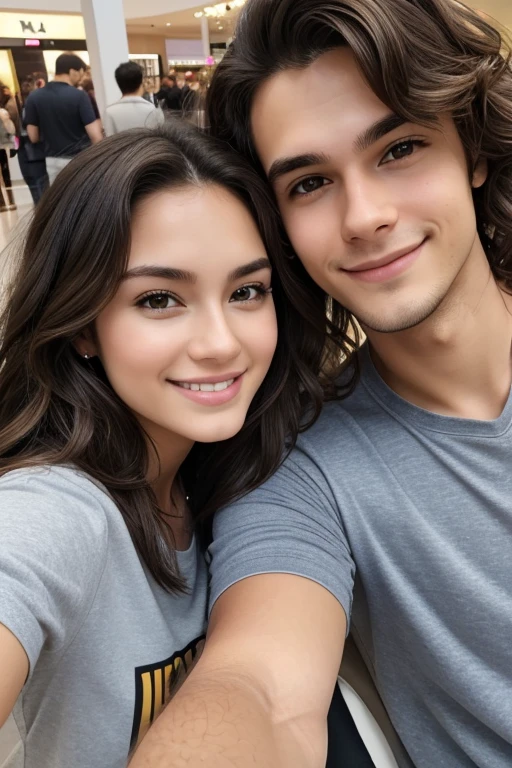 hetero couples group highlights wearing a casual clothes, taking a cute selfie a couple highly detailed, 22 years old, innocent face, natural wavy hair, hazel eyes, Beauty 4 people, 4 people beauties, Casual clothes, attractive male, attractive man, attractive young man, beautiful young man, portrait of beautiful young man, A hyper-realistic, Smiling expression, shopping hiquality, Couple group, smiley, Nikon, Canon, Fujifilm, first-person view, first-person view, HD, 4K, 8k, 16k, highres, 16k, highres, 8k, 16k, highres, 16k, highres, 16k, highres, 16k