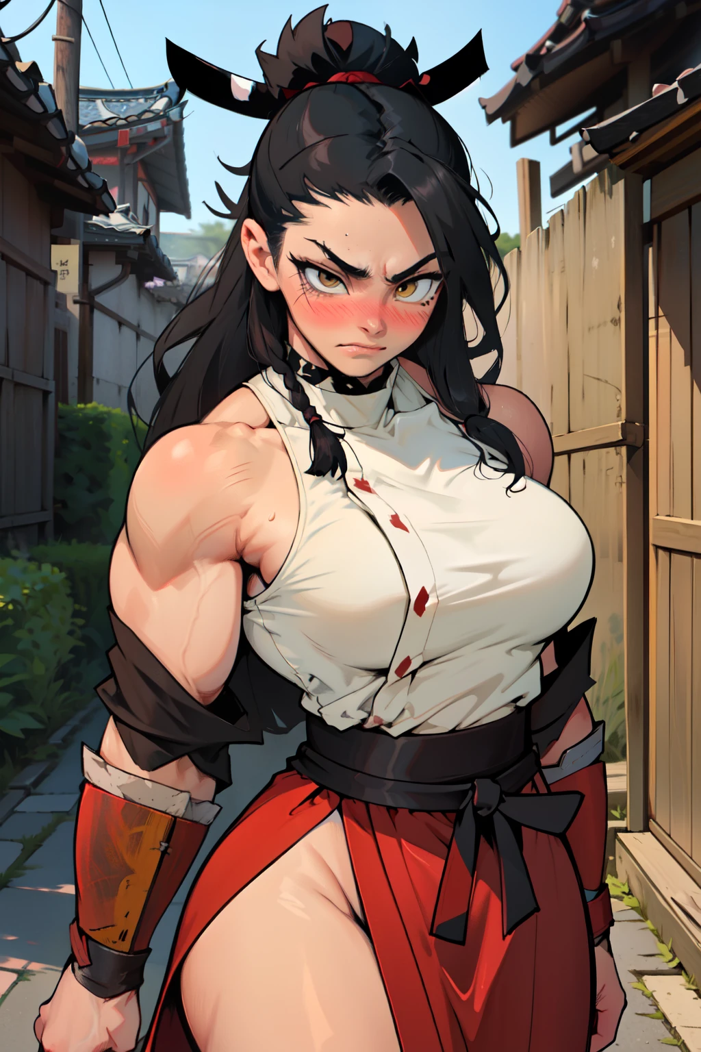 ((girl muscular thick)) pale skin black hair ultra detailed eyes huge large breasts toned body embarrassed blush very long hair yellow eyes samurai samurai samurai samurai samurai samurai samurai samurai samurai samurai samurai samurai samurai samurai samurai samurai samurai samurai samurai samurai samurai samurai samurai samurai girl samurai girl samurai girl