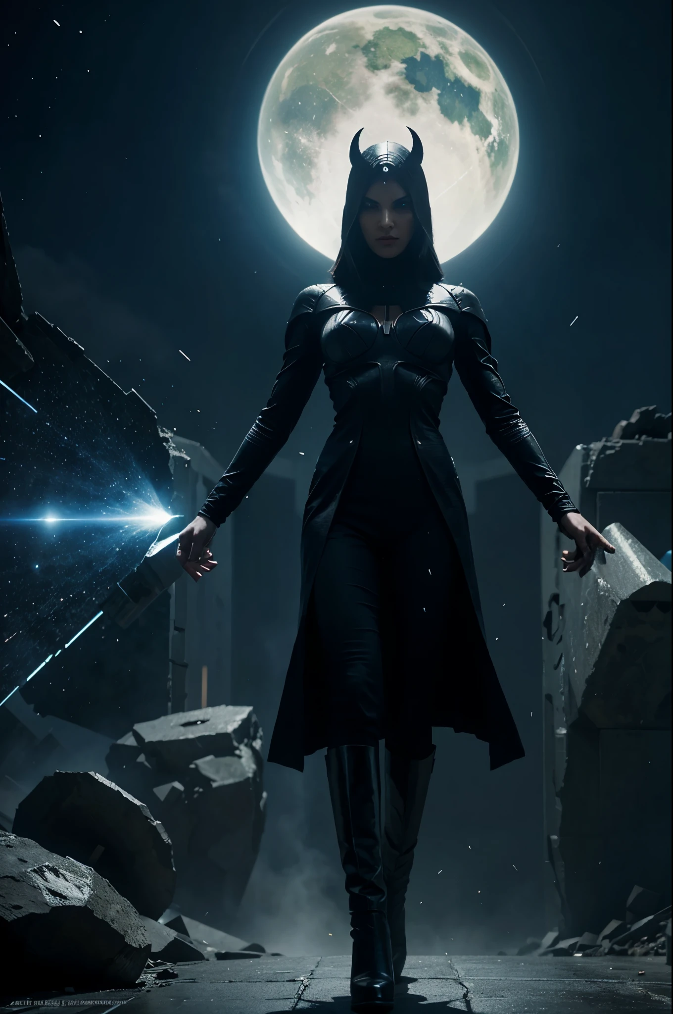 Super villain with powers of planetary destruction 