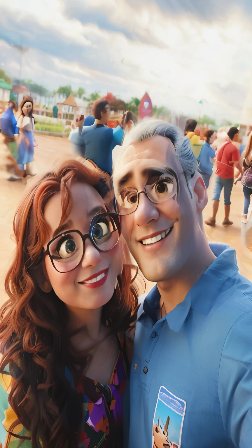 pareja romantica, Like Disney Pixar movies.