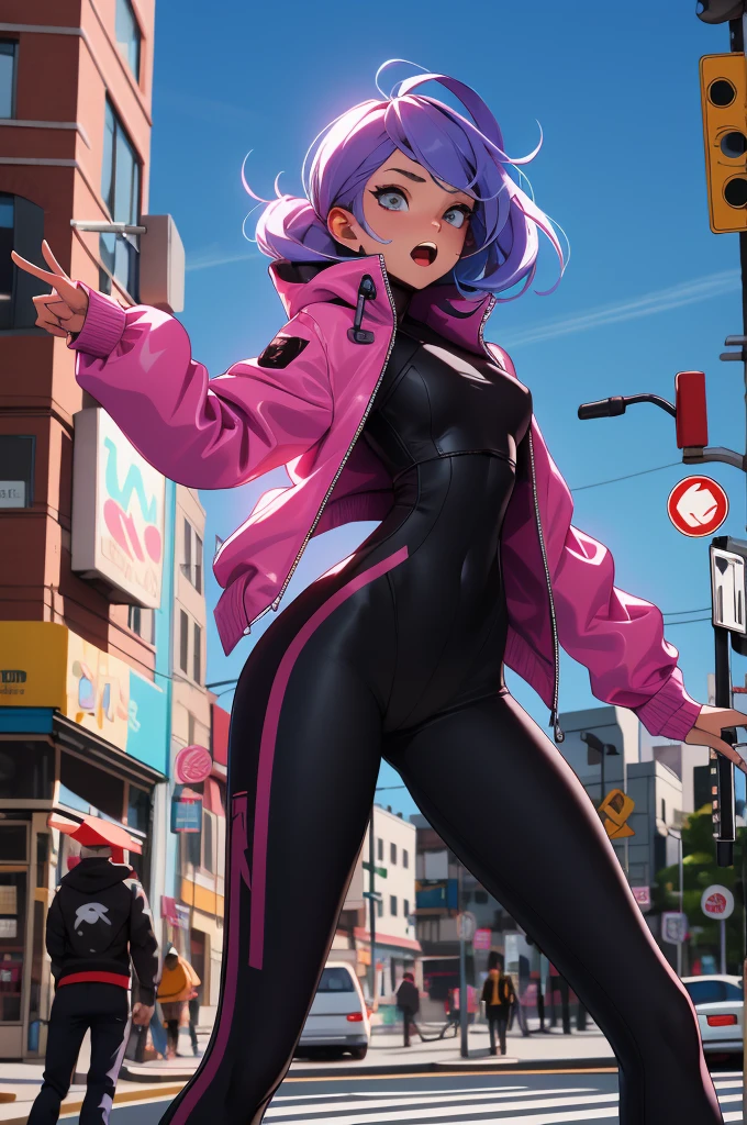 (high resolution:1.2),ultra detallado,realista,Sharp focus,vistoso,paredes cubiertas de graffiti,chica rapera artista callejera,ropa vibrante,Cantante de hip hop,cantando apasionadamente,energy efficiency,street art backdrop,urban atmosphere,escena callejera bulliciosa,ajetreo y bullicio,expresiones faciales expresivas,dynamic pose,accesorios originales,Handheld microphone,confident stage presence,attention-grabbing fashion style,unique street style,vida nocturna de la ciudad,neon lights illuminating,cultura de la moda callejera,youthful energy,multitud gritando,vibras positivas,Cultura Hip-Hop,escena musical urbana,fusion of music and art.,zapatillas con estilo,cultura del graffiti urbano,calles salpicadas de pintura,escaparate de talento urbano,vivid colors,Stunning images,alto energy efficiency,Electric atmosphere,musical expression,Estilo de vida urbano