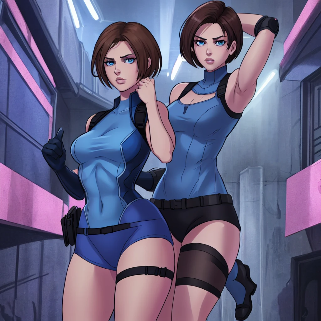 Imagine jill Valentine as a 26 year old magical girls