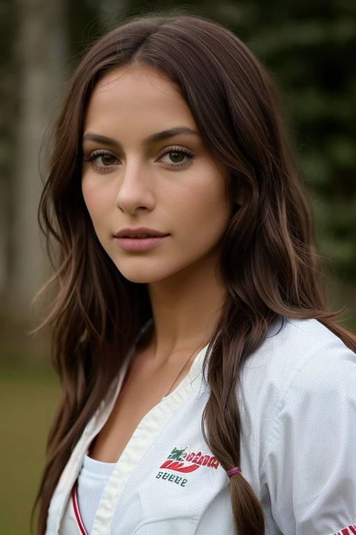 Bel apiculteur maya en tenue traditionnelle, playing soccer, complex and detailed, 30 ans, expression innocente, Long wavy hair, yeux marrons, High resolution, chef-d'artwork, best quality, Very detailed, sharpness, textured skin, Realistic skin texture, Detailed eyes, professionnel, 4k, sourire charmant, captured on Canon, 50 millimeters, faible profondeur de champ, Couleur de vision Kodak, tenue traditionnelle superbement ajustée, extremely detailed, photoRealistic, Realistic, Post-traitement, maximum details, roughness, la vraie vie, ultra-Realistic, photorealism, la photographie, 8k euh