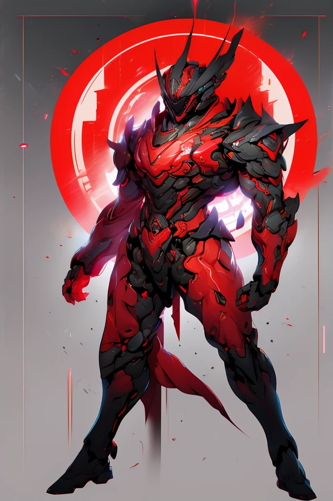 ((Best Quality)), ((Masterpiece)), (Very Detailed: 1.3), 3D, samurai-mecha, a cyberpunk samurai mecha carrying a big katana, sci-fi technology, HDR (High Dynamic Range), ray tracing, nvidia RTX, super resolution, unreal 5, subsurface scattering, PBR texture, post-processing, anisotropic filtering, depth of field, maximum sharpness and sharpness, multi-layer texture, specular and albedo mapping, surface shading, accurate simulation of light-material interactions, perfect proportions, octane rendering, duotone lighting, low ISO, white balance, rule of thirds, wide aperture, 8K RAW, high efficiency subpixels, subpixel convolution, light particles, light scattering, Tyndall effect, (((battle pose))), full body, red colored, painting brush style