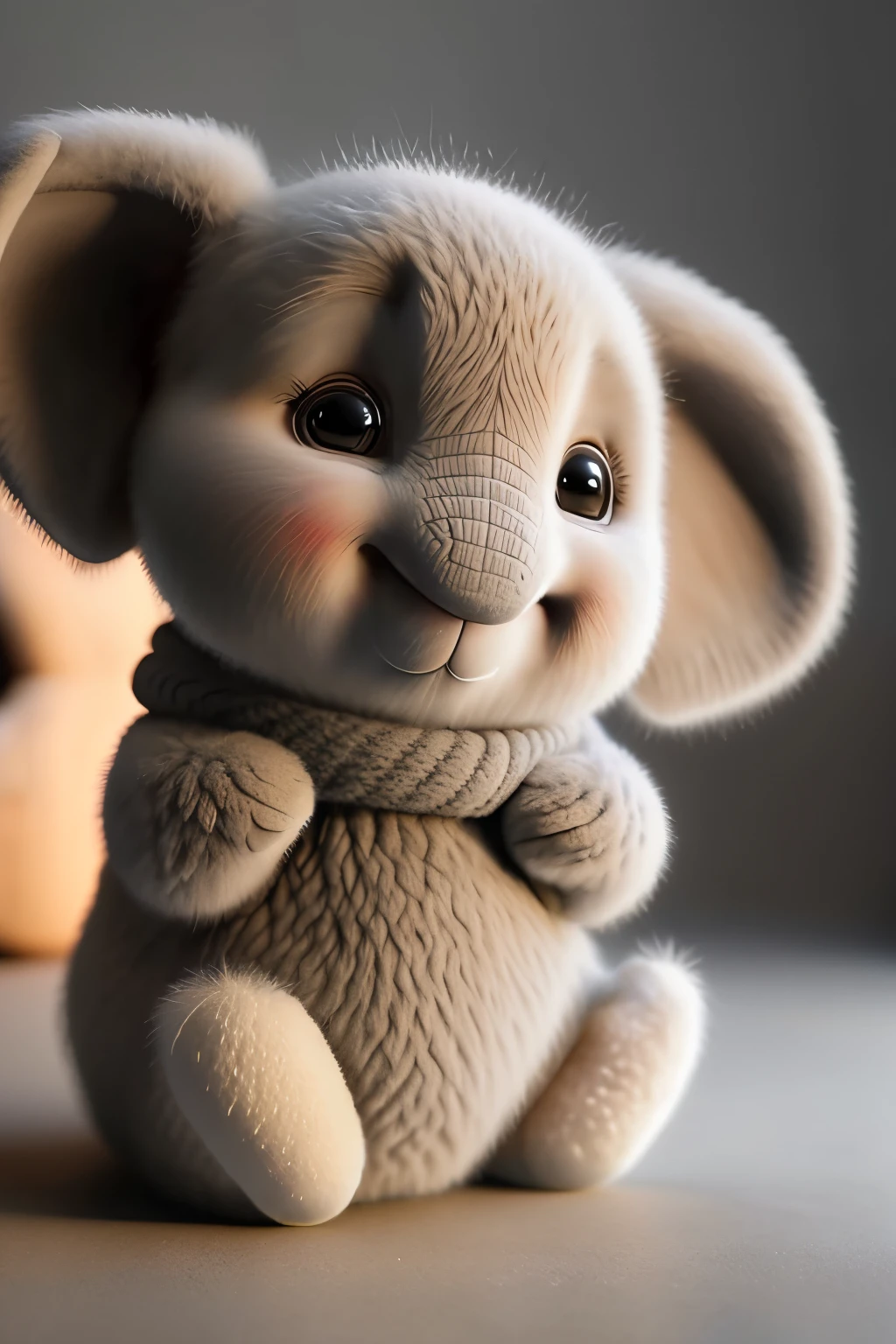Cute animal: elephant, ((adorable)), ((gentle)), ((big-eared)), ((grey skin)), front view, selfie taken with iPhone, smiling at the camera, trunk raised in a playful gesture, high quality, clear focus, volumetric lighting, intricate details, real-life representation, Elephant Style, SFW, cinematic, dramatic, highest quality:1.5, photorealistic:1.5, photograph, natural light, 4k, high definition, .RAW, XF IQ4, 150MP, 50 millimeters, ISO 1000 certification, 1/250, natural light