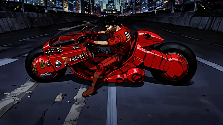 masterpiece,high quality, (((Akira movie scene)))
kanedabike,
Skid,
From the side,
サイドスriding,motorcycle,riding,slide,drift,tire,cigarette,Shine,Wheelspin,
One boy,alone,
Black Hair,goggles,Jacket,gloves,boots,
city,road,cityscape,building,street,night,null,city lights,