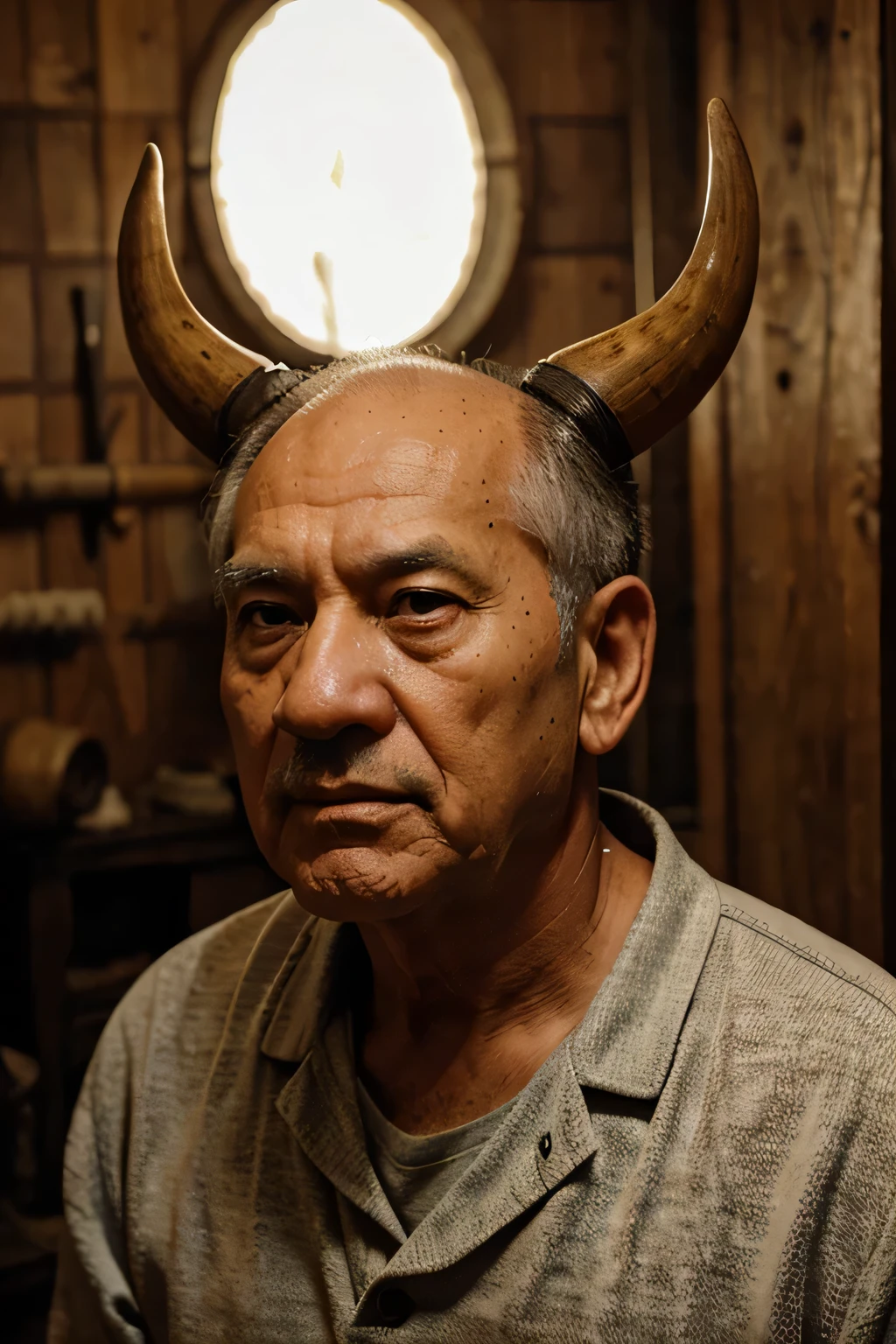 Don Ramon, asustado, he promised everything the rooster wanted