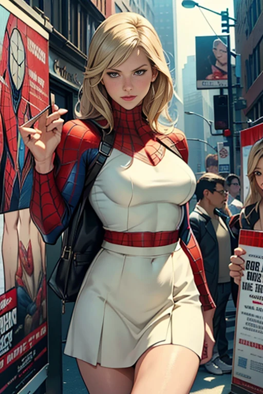 Ali Larter、マーベル・コミック映画のPoster, Very beautiful, Movies about Spiderman, sexy, whole body, I'm wearing a skirt、Premiere date, Poster、belly buttonを突き出す、new york、She&#39;s wearing a torn Spider-Man suit,The suit is torn、Wearing a skirt、 Red and black color scheme,dynamic、masterpiece、highest quality、Ultra-detailed、Very detailed、A delicate and beautiful shine、超A high resolution、Cinematic,Break,Breakdrop,(Torn clothes:1.5), (Wet clothes:1.4), Bare shoulders,Real Rain,Wet Hair,belly button、Exposing Skin、sexyな肩を見せてる