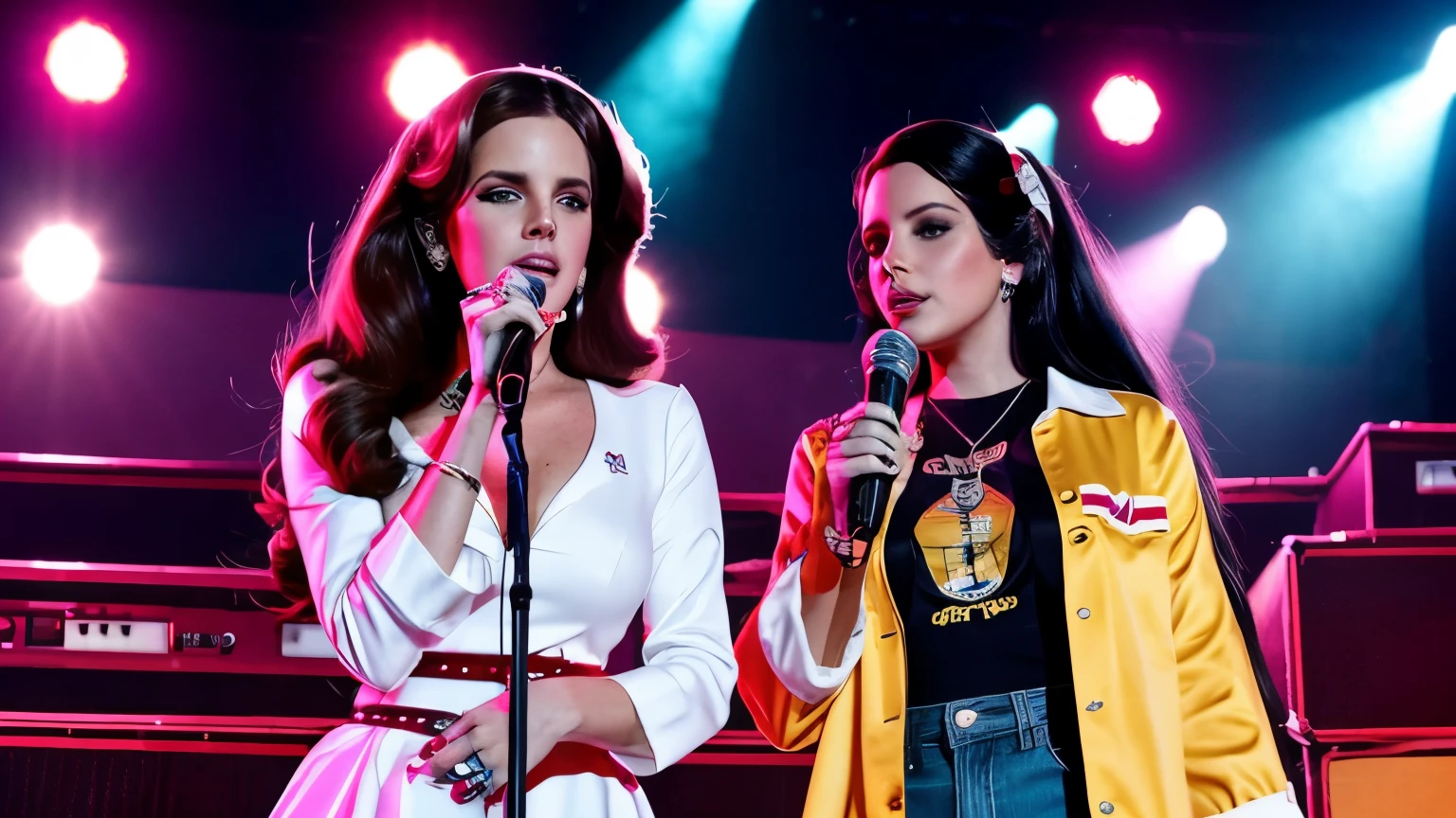 lana del rey and billie ellish in concert