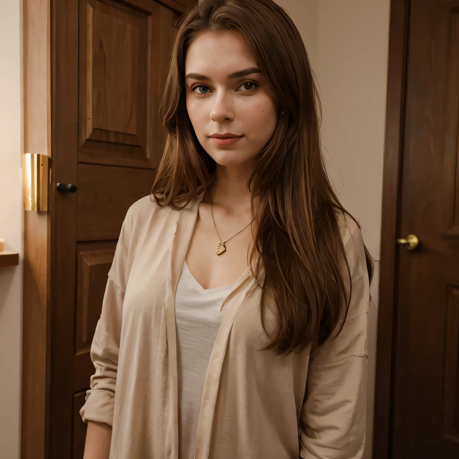 In a pose