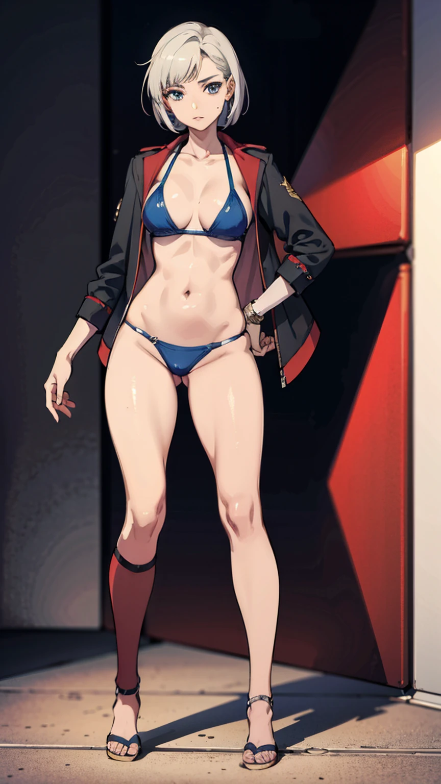 Caitlin Dev 1, as a swimsuit model, Realistic pictures, (((Catwalk))), (confidence), ((Catwalk背景)), (Bikini), (woman), ((Sexy face)), ((Detailed student)), ((Perfect eyes)), (revealing clothing), Extremely detailed, Wheels within wheels, Brushstrokes, ((The Art of Bastien Lecuff-Derham)), 8k wallpaper, Nikon, Popular on artstationh, Popular on CGSociety, midjourney's Artwork, (Sexy),Pregnant women,Crowd outside the stage,encircle,一群Pregnant women走T台,Large Breasts,cleveage