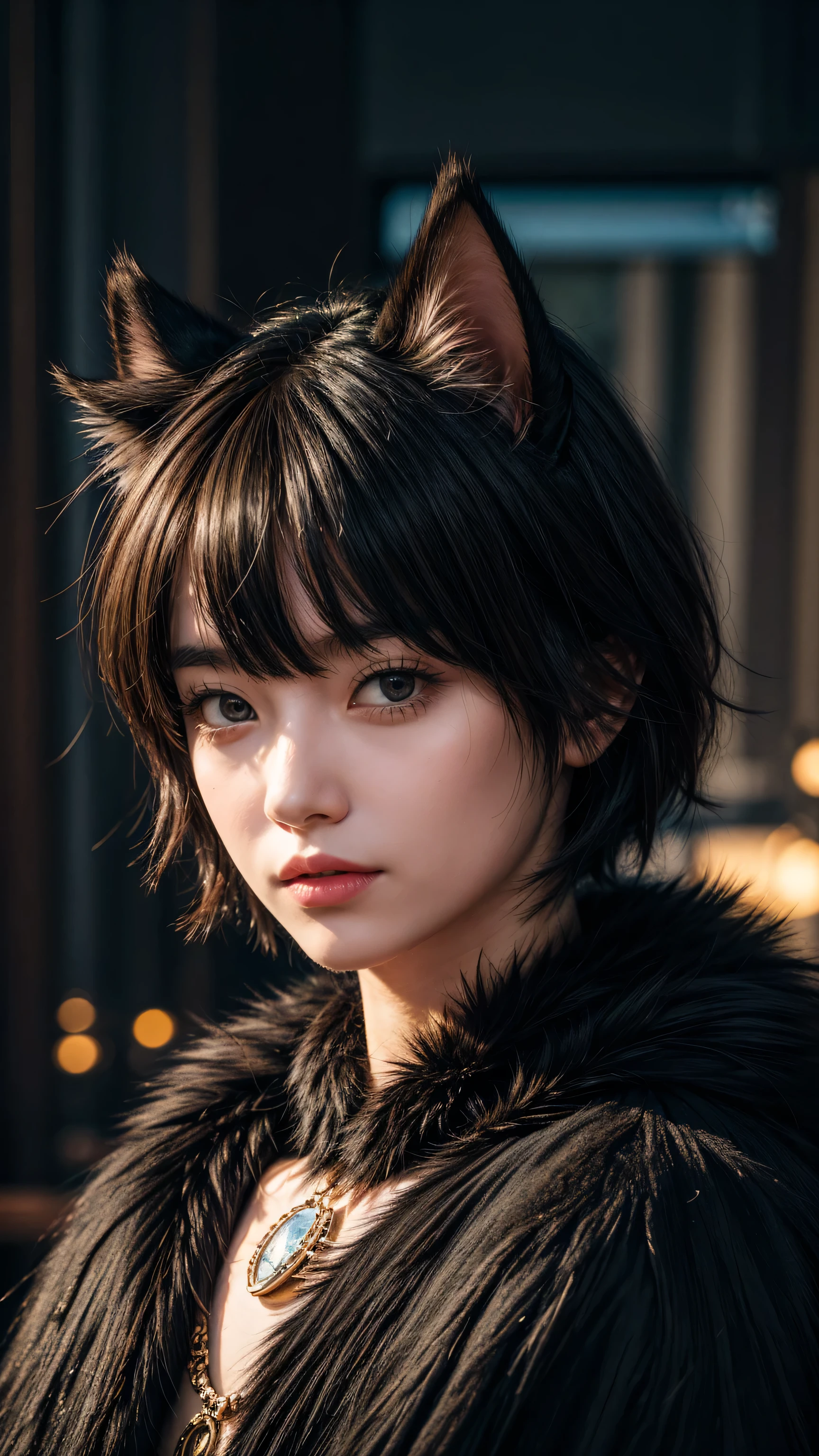 (Dark Environment:0.8),masterpiece, high quality, Absurd, number (artwork), By Dagasi, Yes,Seizan,(anthropology,Fluffy fur,character focus:1.1),anthropology male cat,short hair,portrait, Bright Eyes,panoramic,character focus.(Detailed background:0.7),...