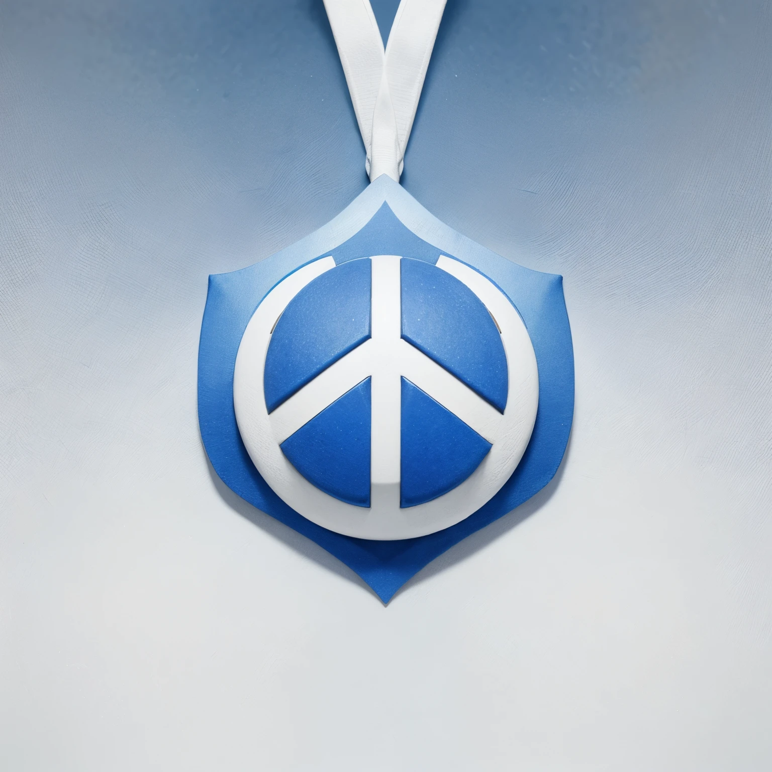 Image on white and blue background symbolizing union, coexistence and peace 