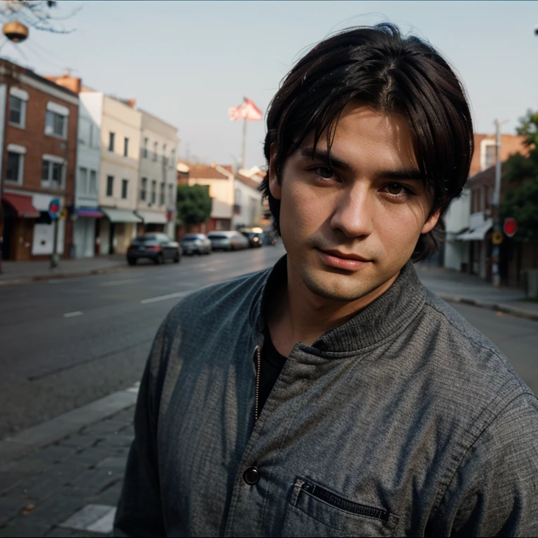 Young dark-haired man of 20 years