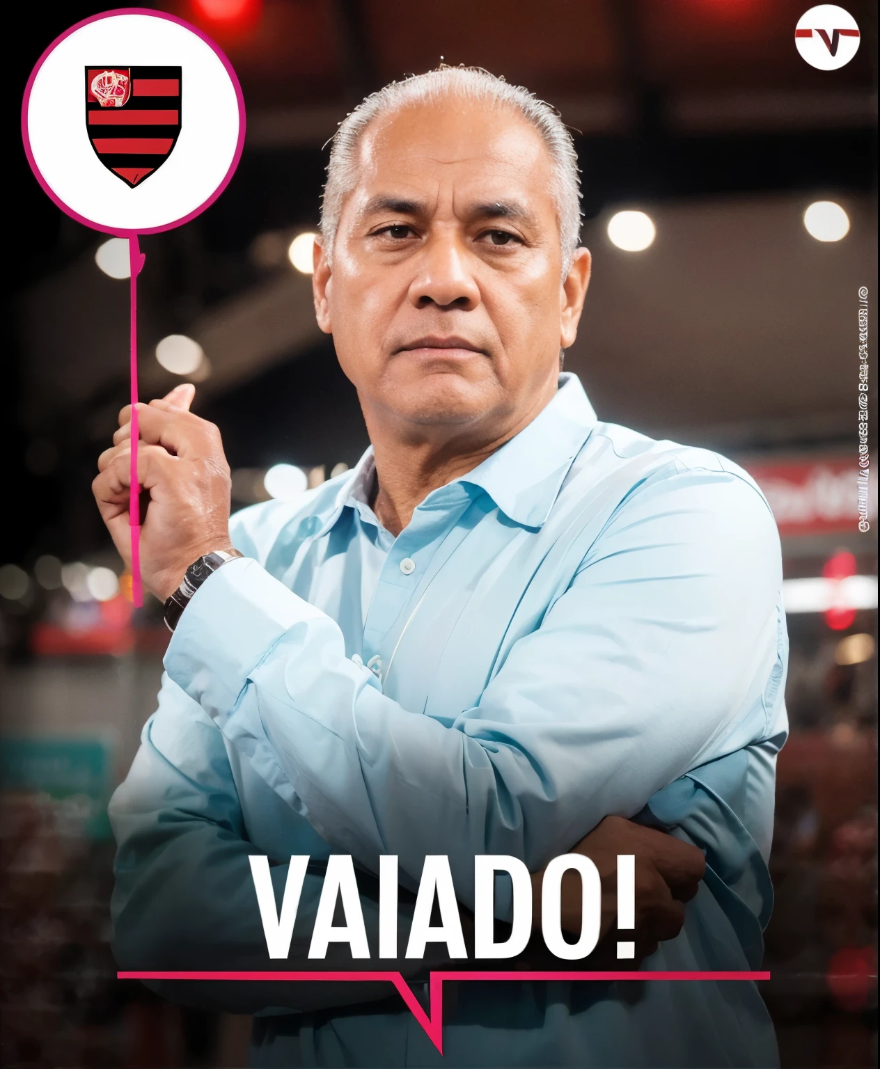 Word replacement "VAIADO!" por "VIADO!" 