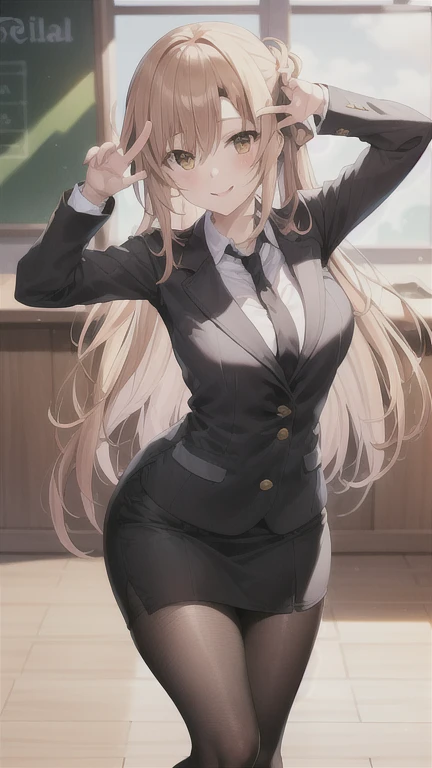 1girl, elinalise, elf, pointy ears, red eyes, blonde hair, hair drills,medium breast,
BREAK wearing business suit, pinstripe pattern, collared shirt, pencil skirt,
BREAK looking at viewer, The upper part of the body,standing on your feet,
BREAK Garden background,
BREAK (masterpiece:1.2), best quality, high resolution, unity 8k wallpaper,NSFW ,(illustration:0.8), (beautiful detailed eyes:1.6), extremely detailed face, perfect lighting, extremely detailed CG, (perfect hands, perfect ???????),