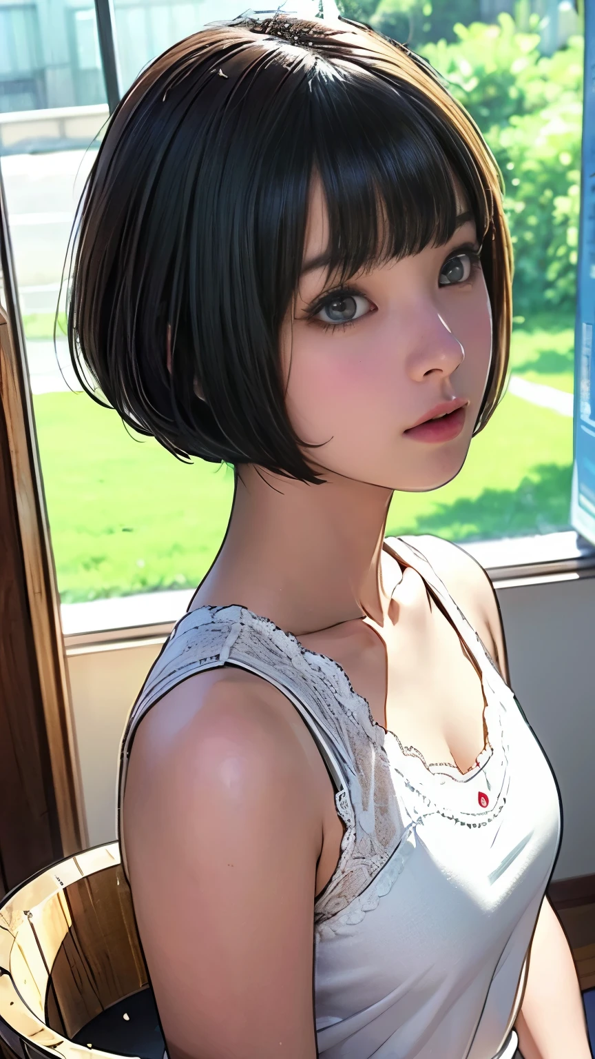 ショートBob 尻 of パイパンBob 海苔カット ニーハイブーツ、 very short、Bowl cut、美丽of女人、Japanese、美丽of女孩,Bob,butt,Paterson,Paterson bangs,ショートBob,butt,of,坊主Bob,Wakame pickled slices,Bowl cutの髪,enamel,very short髪,Bowl cut,Bobヘアー,Embarrassing,实际of,超实际of,masterpiece, 最好of质量,ultra-familiar,super familiar skin,familiar,完美of解剖结构、( 最好of质量、8k、masterpiece: 1.1 )、Angelique 是一个非常美丽可爱of女孩.,
漂亮of眼睛,
Beautiful double eyelids,
(big eyes:1.3),
Clear focus,
美丽细致of脸部和眼睛, , ((, 苗条of, Thin waist, Thin arms)), ((举起你of手臂, 请给我看看你of腋窝)), ((White camisole vest, Denim shorts))