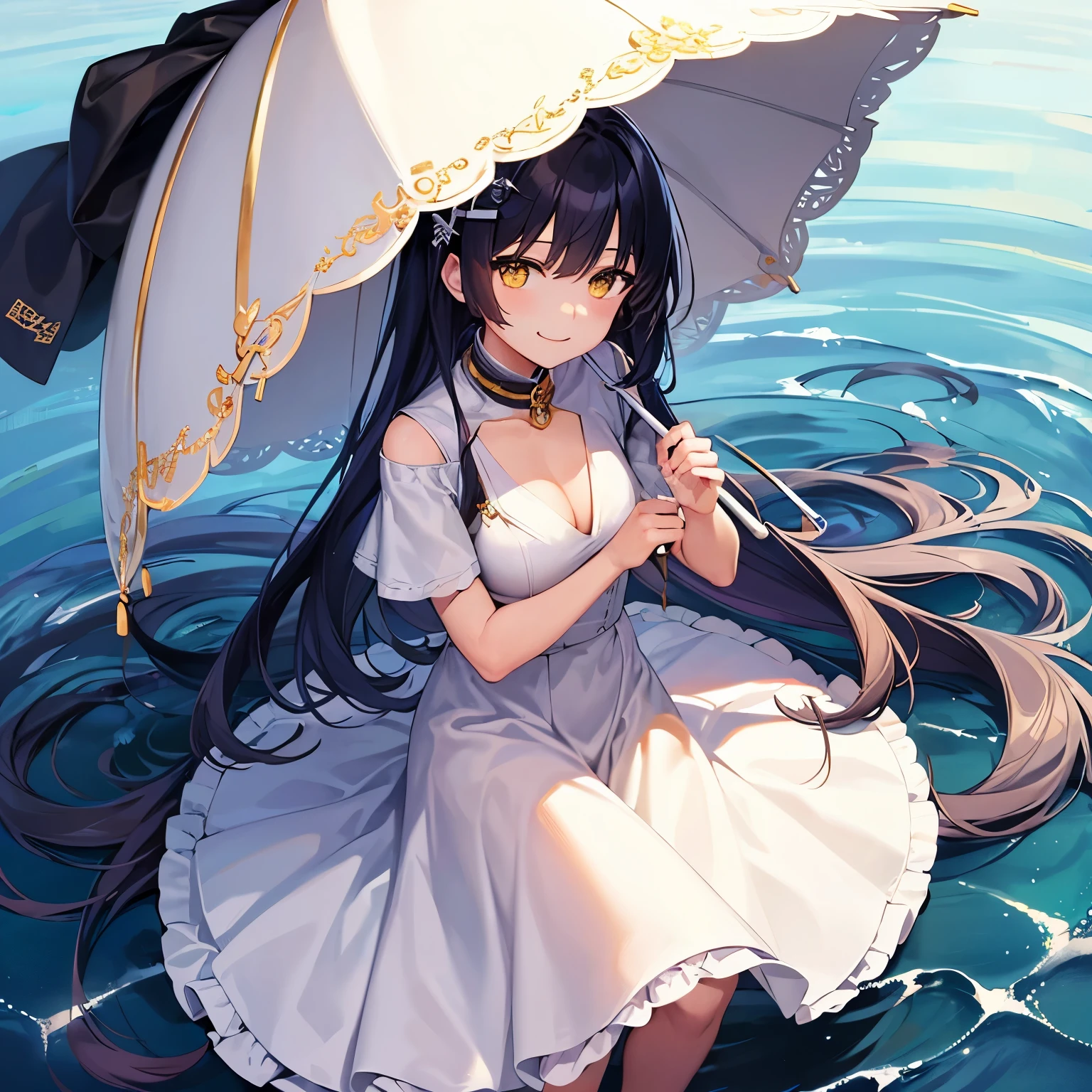 White cloth covering the skin、one piece