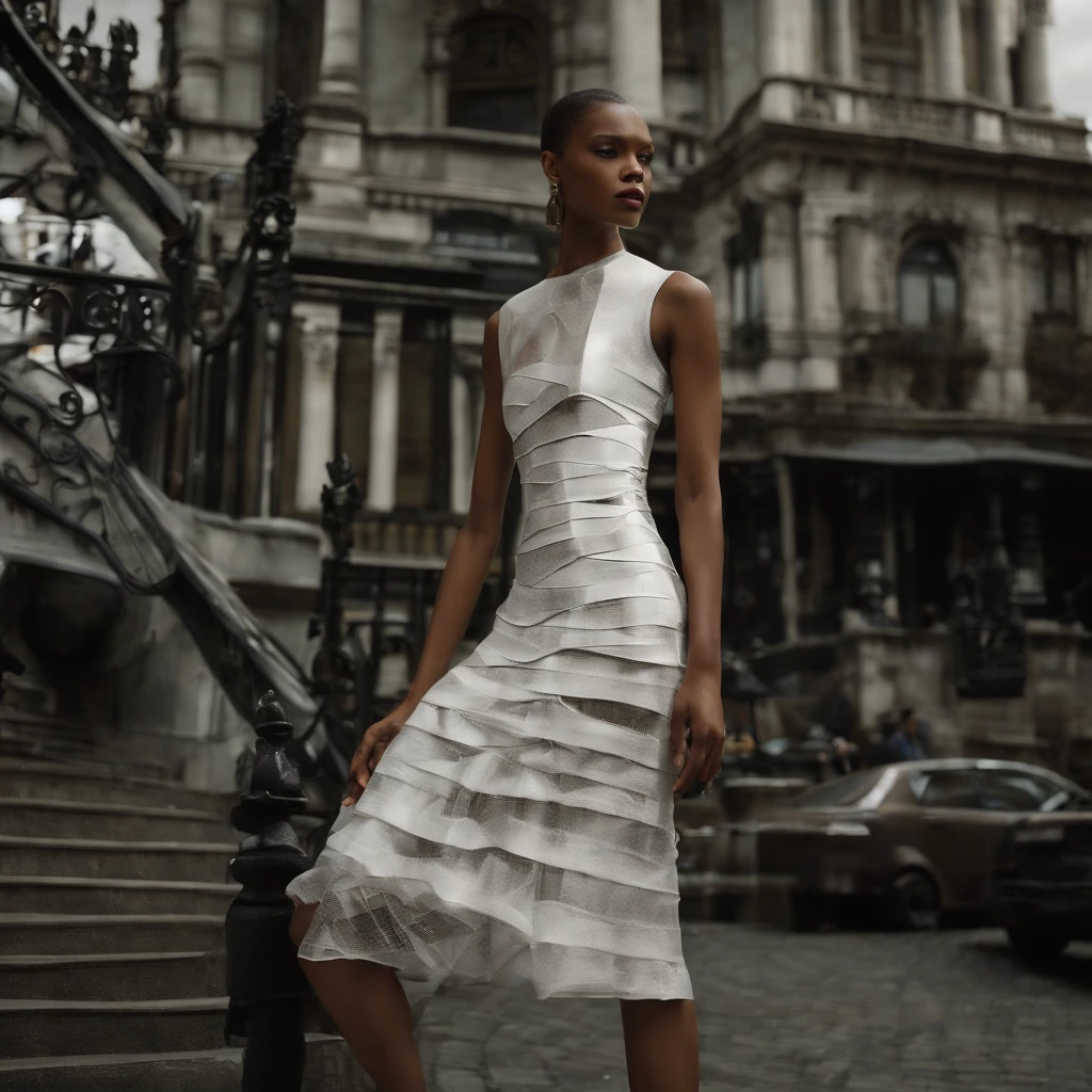 Realistic victorian poor things dress Tokyo y2kcasoal Vitórian dress Skin clothing attached to the skin as if the skin produced it skin color light skin color clothing that comes out of the skin vogue magazine tokyropa inida alapiel coming out of the skin vogue magazin cover catwalk dress molelo motomami mechanical machinery robot obivlion dress thin o 2000s catwalk model clothing fashion futuristic clothing that comes off the model as skin color dress light skin united dress nous mercaba asymmetrical twins metallic white poor thing wardrobe lemuria collection haute couture skin color transparent clothing obivlion poor things dress abstract vogue