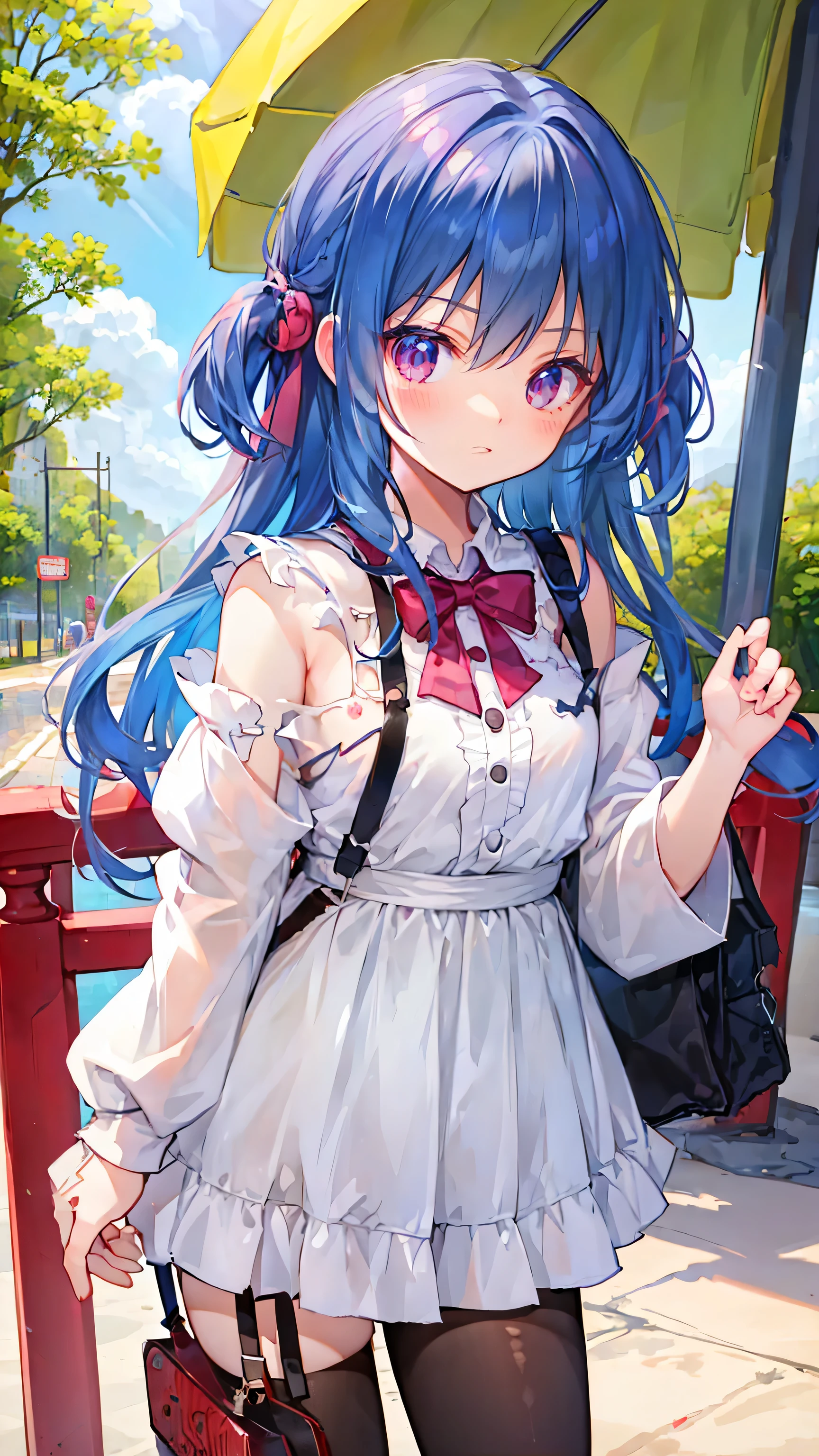 Very cute girl、(I&#39;m )、Light Silver Hair、Shortcuts、Bangs too close to the eyes、Glowing red eyes、(Normal Human Ear)、Thin arms、Beautiful body、Thin legs、Flat Chest、Translucent white skin、Happy smile、Open your mouth、(Sleeveless sailor suit、Ultra mini skirt).(Rose Garden)、Playing innocently、Ultra HD、Digital SLR、Many colorful roses blooming in the background、Upper Body Shot、Sitting with legs crossed、Sitting with knees hugged、running、I know the shape of the nipples、