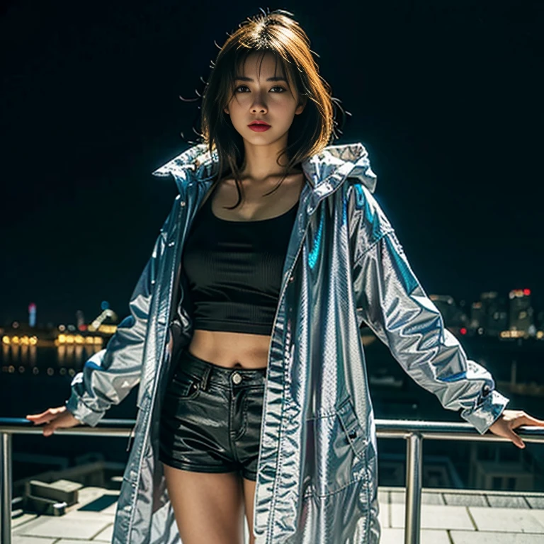 (High resolution、masterpiece:1.2)、Super detailed、(Photorealistic:1.37)、SF、Adventurer、Explore ancient ruins、Gorgeous detailed face and figure、Ideal proportions、Big Breasts、Beautiful long straight hair tied in a braided ponytail、blonde、(stylish、Holographic Coat:1.4)、Dynamic pose、Dynamic angle、treasure hunter、interstellar background、Advanced technology、Glowing Light、Extraterrestrial relics、Exciting action、Breathtaking landscapes、Amazingly detailed alien architecture、Ethereal colors、天bodyの雰囲気、Out-of-this-world scenery、laser weapon、Intense emotions、Adrenaline-pumping adventure、Thrilling suspense、Action-packed quests、Distant future、A young and beautiful woman、見事な特徴と完璧なbody型で、大胆かつ恐れを知らないtreasure hunterとして描かれ、Explore the depths of ancient extraterrestrial ruins in outer space、This work、信じられないほどのHigh resolution(highest quality、4k、8k、High resolution、masterpiece:1.2)とSuper detailed(Photorealistic:1.37)Proud of its depiction of、The face of the hero、body、Captures every intricate detail of the surrounding environment、SFジャンルに重点を置いたThis work、Advanced technology、魅惑的なinterstellar background、Introducing the scenery of another world。キャラクターのDynamic poseと角度が、It adds energy and a sense of adventure to the scene.。彼女の長く美しいblondeの髪は細心の注意を払ってポニーテールに編み込まれており、Enhances aesthetic appeal、全body的な外観に優雅さを加えています、treasure hunterとして、She encounters various relics and ancient structures、それらは絶妙なディテールでEthereal colorsで描かれ、The celestial atmosphere captivates the audience.、In this work、The protagonist engages in a thrilling quest、It also features intense emotions and adrenaline-pumping action as you face dangerous challenges.、laser weaponと未来的な要素がSFの雰囲気を醸し出し、視聴者に視覚的に驚異的で没入感のあるbody験を提供します、mynatalee woman、cr1r3、natural breasts