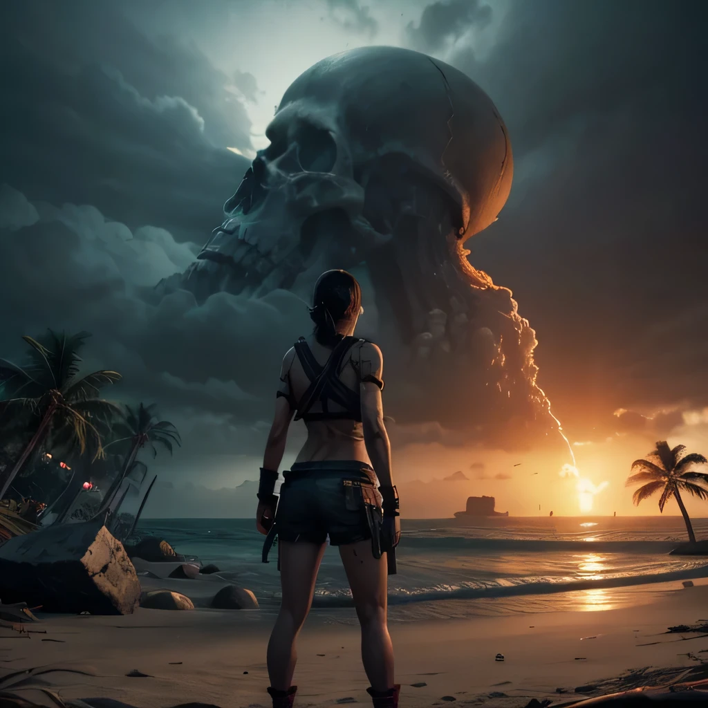 Dead island, Death Beach, lady survivors,apocalypse.doomsday, death island