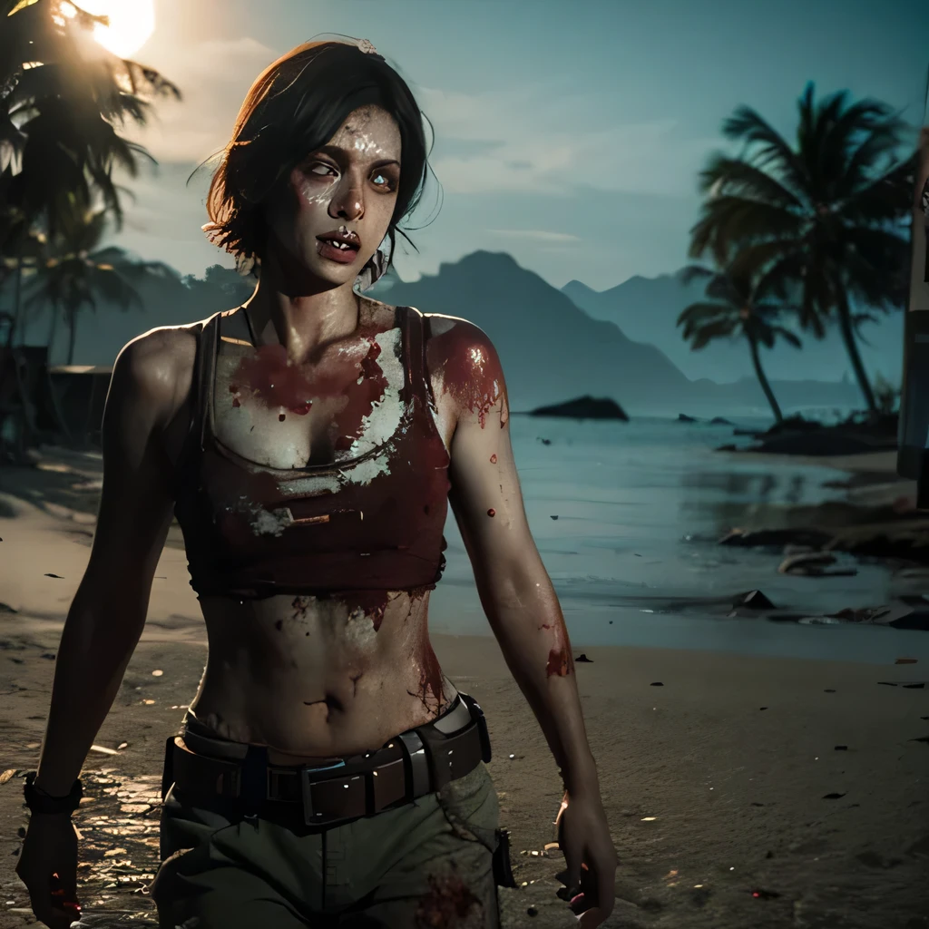 Dead island, Death Beach, zombies
