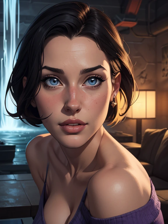Personagem mulher estilo atompunk Fallout 4 cabelos pretos atriz Ella Purnell com marcas de guerras Imagem de desenho animado de uma mulher .Ilustracaoo estilo desenho animado, estilo de arte dos desenhos animados, estilo de arte dos desenhos animados, digital illustration style, estilo atompunk design de personagens altamente detalhado, arte digital detalhada coragem,actress Ella Purnell with black hair slim body Forest fan art, Design de cabelos pretos personagens de retrato, beautiful digital illustration, retrato de alta qualidade, Arte em quadrinhos, s . Eyelined eyes, medium bust and wonderful sexy clothes. image expression of sexual desire from waist to head illustration atompunk style Fallout 4 The perspective is from below, enfatizando a majestade e o poder da Gigante."atriz Ella Purnell cabelos pretos um close up de uma mulher com um vestido vermelho segurando uma arma, artgerm julie bell beeple, glamorosa Jill Valentine, inspirado em Raymond Swanland, Resident Evil, Artgerm Craig Mullins, Cutesexyrobutts, inspirado em Marek Okon, estilo de Raymond Swanland, Resident Evil inspired, Detailed artgerm style Cartoon style digital illustration GTA style Anime girl in purple outfit posing in front of waterfall, estilo de arte de fantasia, advanced anime digital art, Roupa de Fantasia, 2. arte de fantasia de anime 5 d cgi, estilo anime 3 d realista, digital anime art, arte digital de fantasia 2d, trends on cgstation, advanced anime digital art, character is in his natural pose, linda mulher de anime sedutora, beautiful digital artstyle Cartoon style digital illustration GTA style