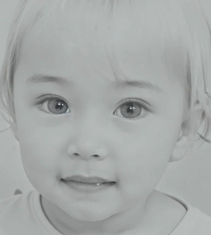 Family photo、Creates plump cheeks。3 year old boy toddler smile、Generate realistic black and white photos、Creates a more beautiful lower lip。realistically generated、To make you smile、A cute smile with nasolabial folds。Generate lips smaller than the width of the nose。