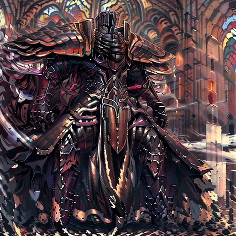 (masterpiece, best quality, detailed:1.2)
BlackKnight_fe,
Armor,
Cape,
Helmet,
Sword,
shield,
The cloak is black color,
castle, ruin, Heroic pose,
polished armor,
sitting on the throne,
armor is shiny,