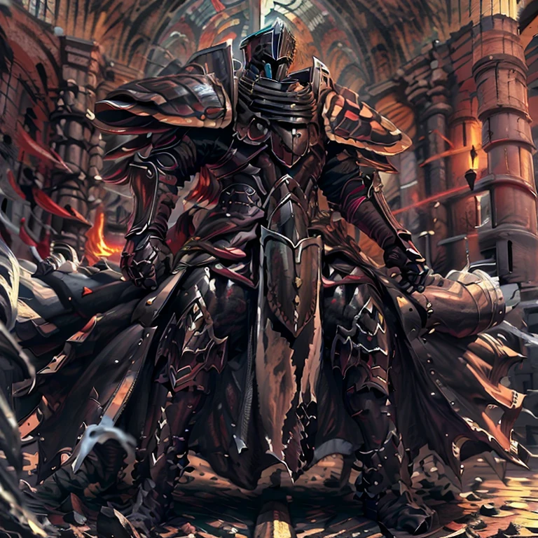 (masterpiece, best quality, detailed:1.2)
BlackKnight_fe,
Armor,
Cape,
Helmet,
Sword,rd,
shield,
The cloak is black on both sides, castle, ruin, Heroic pose
The inside of the arm also wears armor,
polished armor,
attack the enemy,
Change brown parts to black,
sitting on the throne,
armor is shiny,
The breastplate is decorated with a black dragon's head,