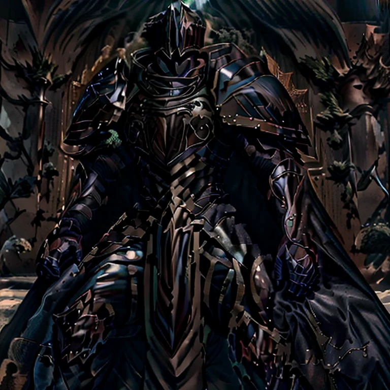 (masterpiece, best quality, detailed:1.2) BlackKnight_fe, Armor, Cape, Helmet, Sword, shield, The cloak is black color, polished armor, armor is shiny, castle, Heroic pose, sitting on the throne, whole body shines like metal. has a huge sword and shield. wearing a dark bodysuit underneath, black bodysuit,