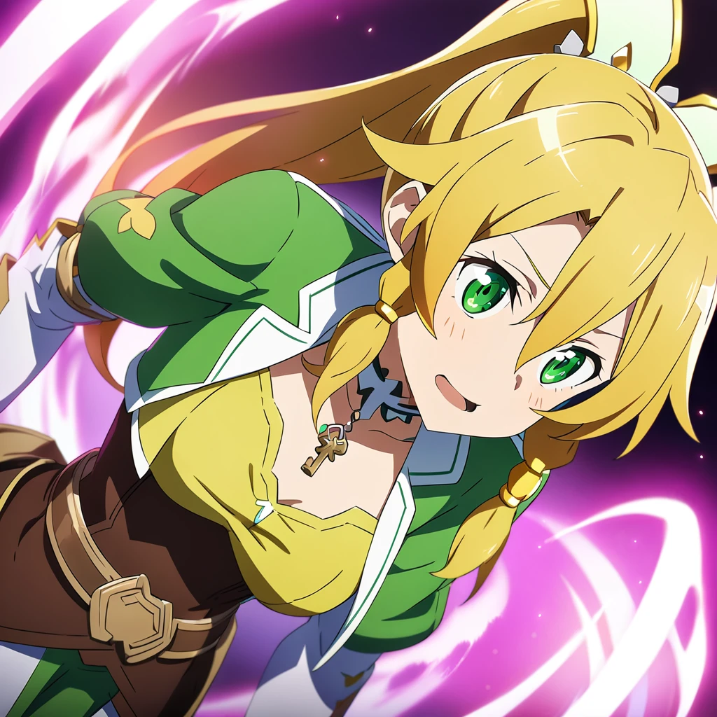 1girl, leafa \(terraria\), sword art online, masterpiece, best quality, very aesthetic, absurdres, anime artwork, anime style, key visual, vibrant, studio anime, highly detailed