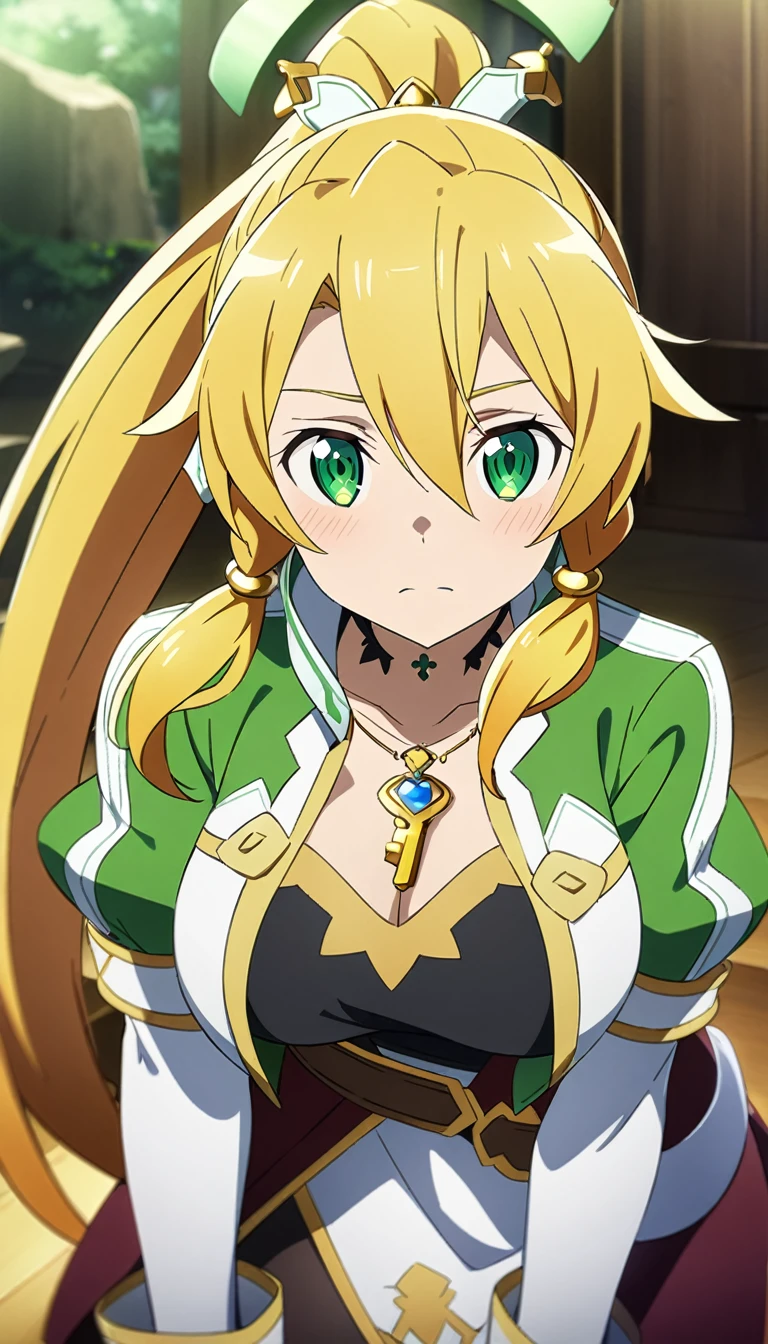1girl, leafa \(terraria\), sword art online, masterpiece, best quality, very aesthetic, absurdres, anime artwork, anime style, key visual, vibrant, studio anime, highly detailed, large breasts