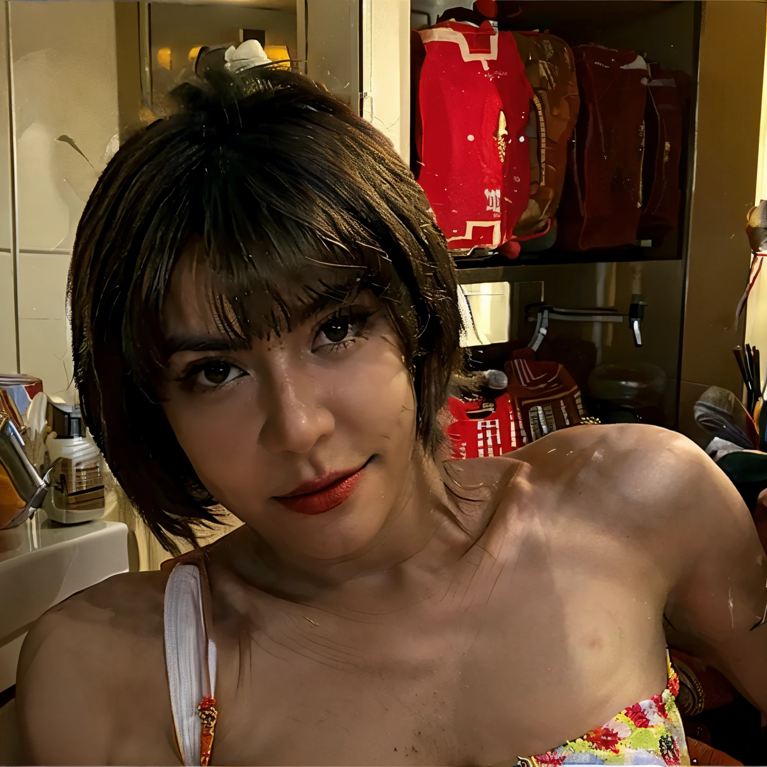 chica pelo corto