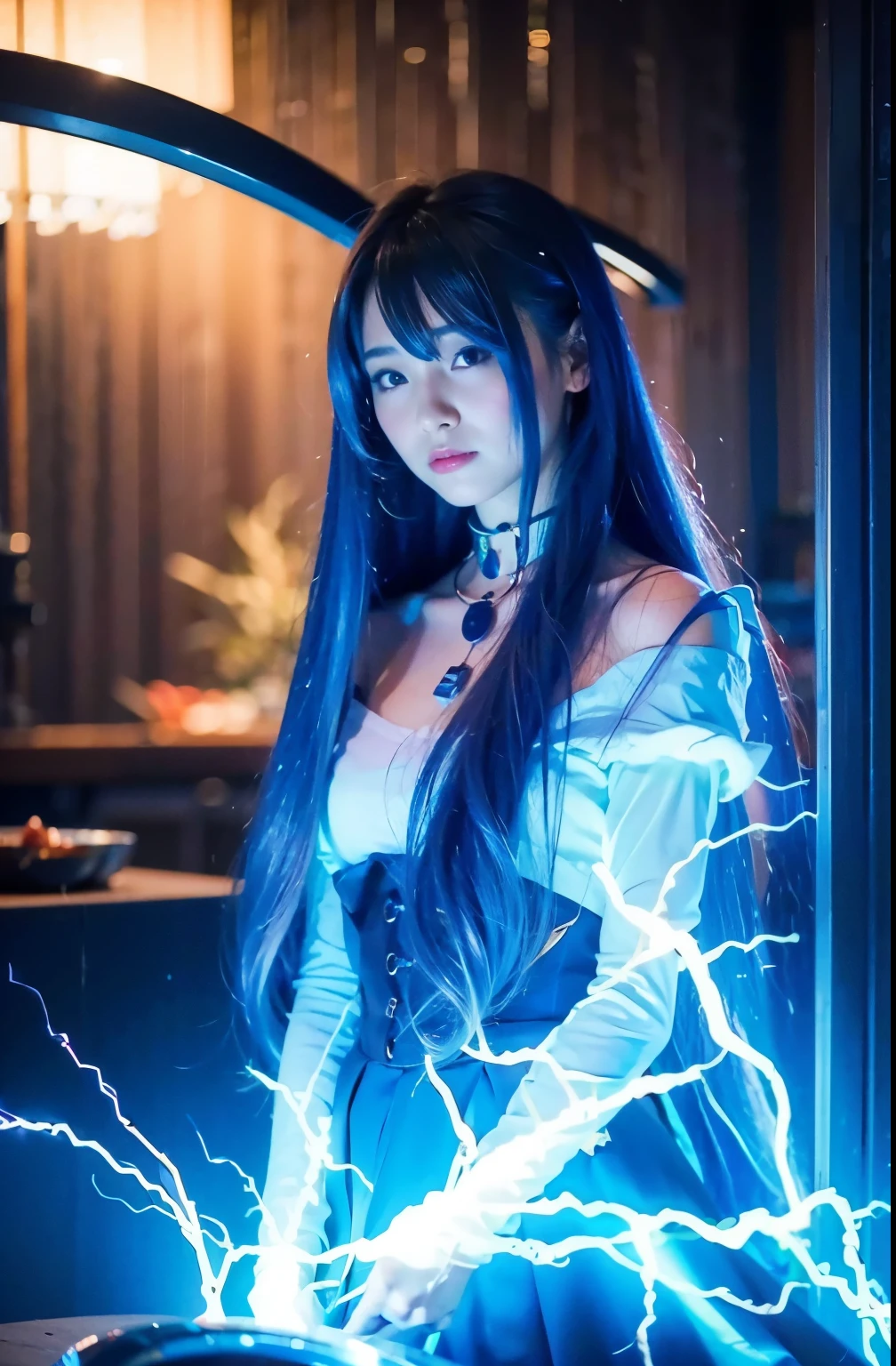 (Ultra-Realistic Rendering:1.37), Japanese women、 Beautiful Face、 Red Eyes, Harajuku-style hip hop fashion, Cinematic lighting, Harajuku as background, 