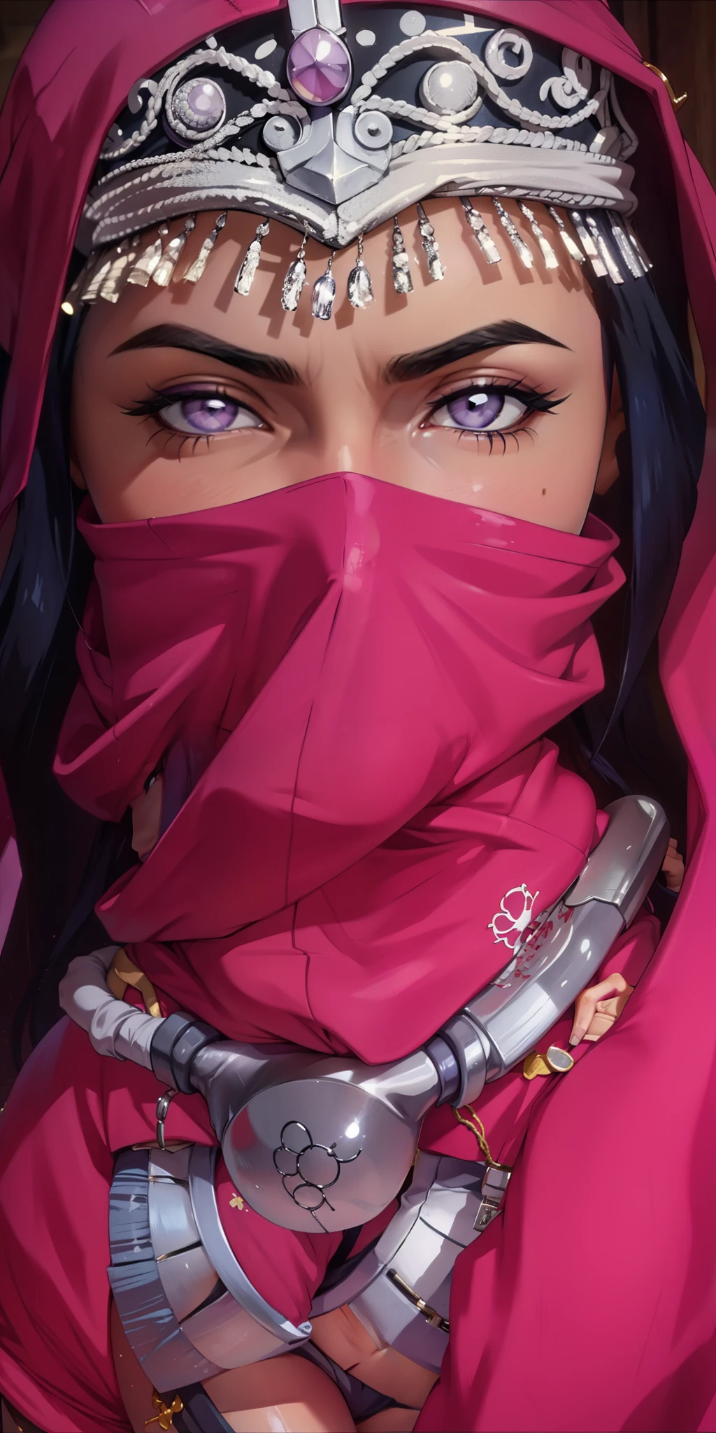 Hinata Hyuga, usando Maquiagem Indiana, Roupas Indiana, Estilo Mulher da India, Muito Linda,