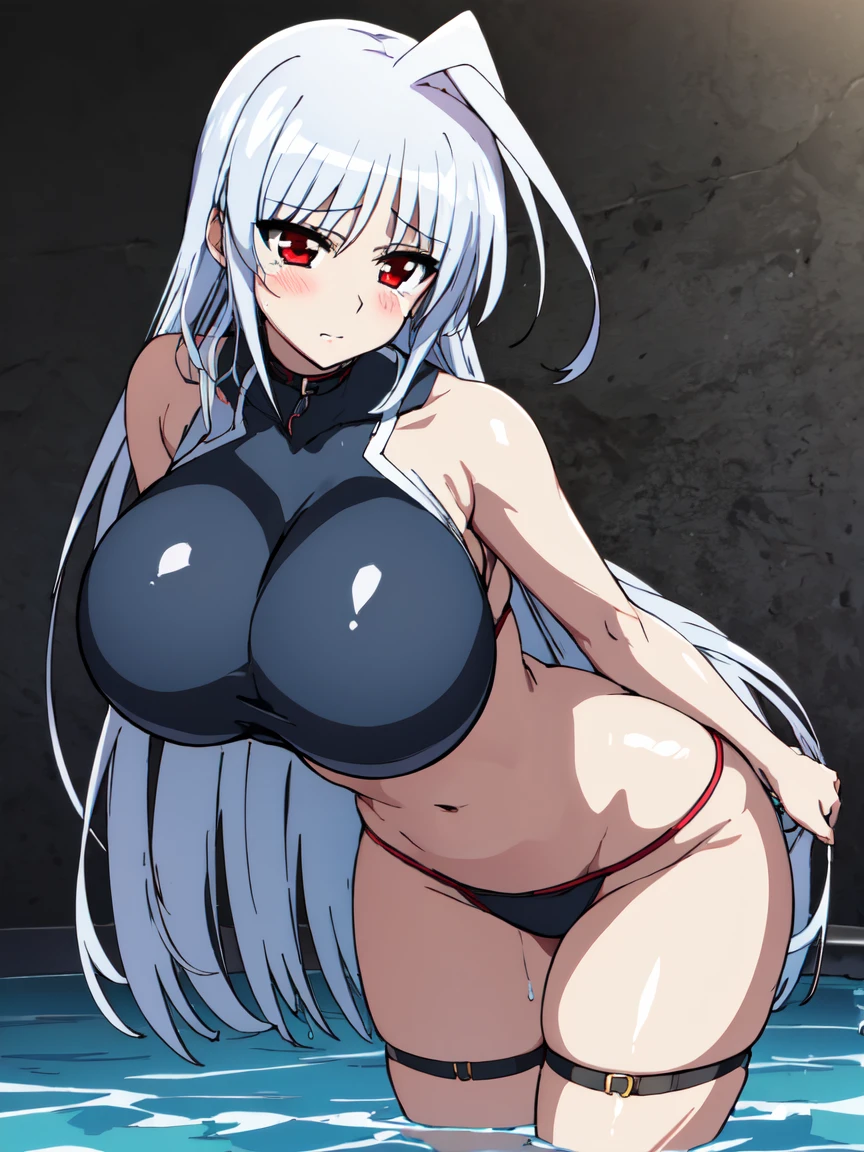 masterpiece,top-quality,reinforce eins,heroine of magical girl lyrical nanoha,1girl,solo,silver hair,long hair, outside splash hair,red eyes,beauty, very huge breasts,narrow waist,bust size is 120cm over,crying,sexy,soaked,seductive anime girl, oppai, biomechanical oppai,oppai proportions,Both hands are tied behind their backs and restrained,show oppai,put both hands behind her back,too much exposure swimsuit,micro bikini,swimsuit only,too much exposure swimsuit,micro bikini,swimsuit only,bust size is 120cm over,bust size is 120cm over,too much exposure swimsuit,micro bikini,swimsuit only,Both hands are tied behind their backs and restrained,show oppai,put both hands behind her back,show oppai,put both hands behind her backvery huge breasts,very huge breasts,bust size is 120cm over,too much exposure swimsuit,micro bikini,swimsuit only,Both hands are tied behind their backs and restrained,show oppai,very huge breasts,bust size is 120cm over,too much exposure swimsuit,micro bikini,swimsuit only,Both hands are tied behind their backs and restrained,show oppai,very huge breasts,where water collects,let your hair down,let your hair down
